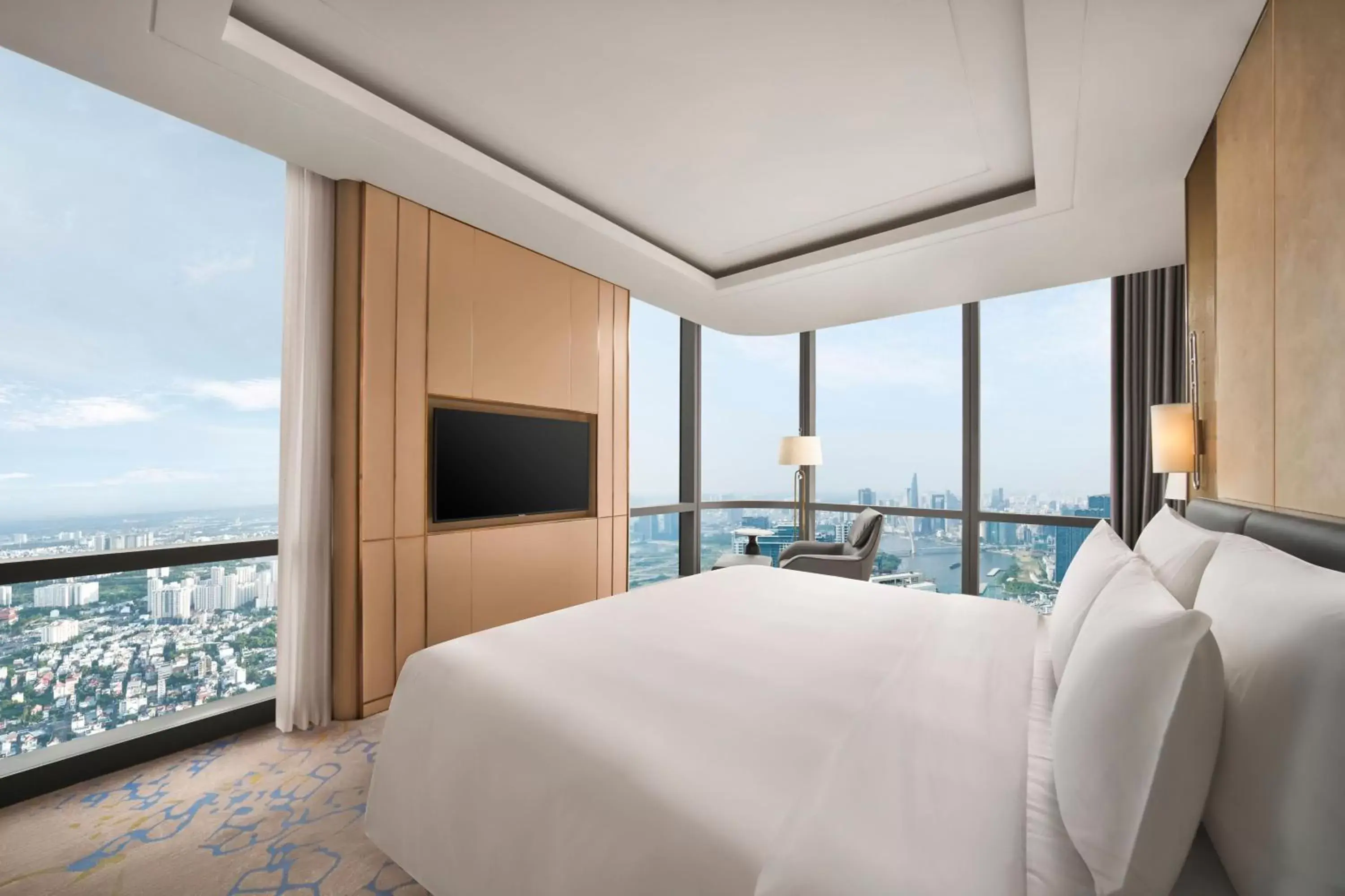 Photo of the whole room, Sea View in Vinpearl Landmark 81, Autograph Collection