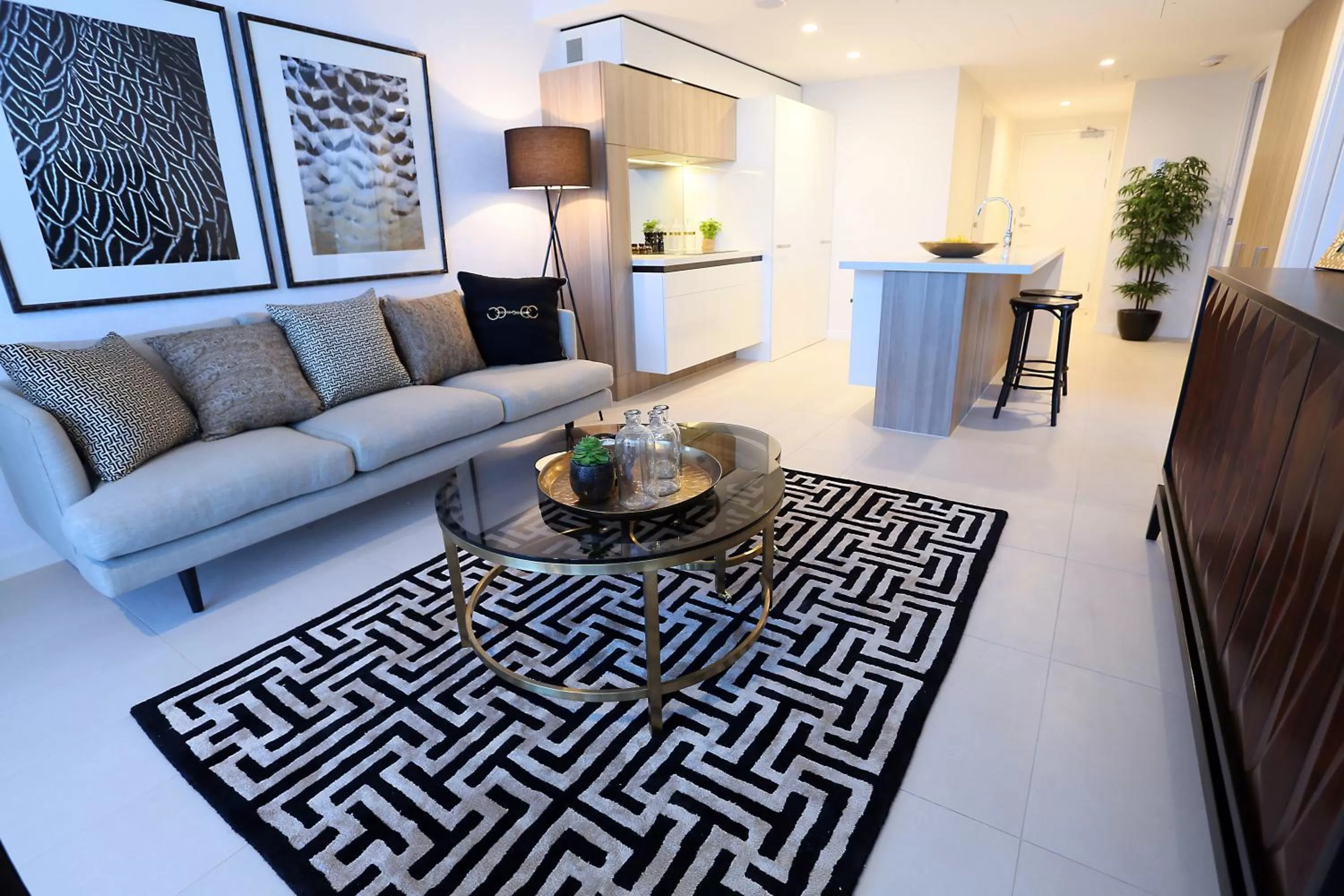 Living room in Alex Perry Hotel & Apartments