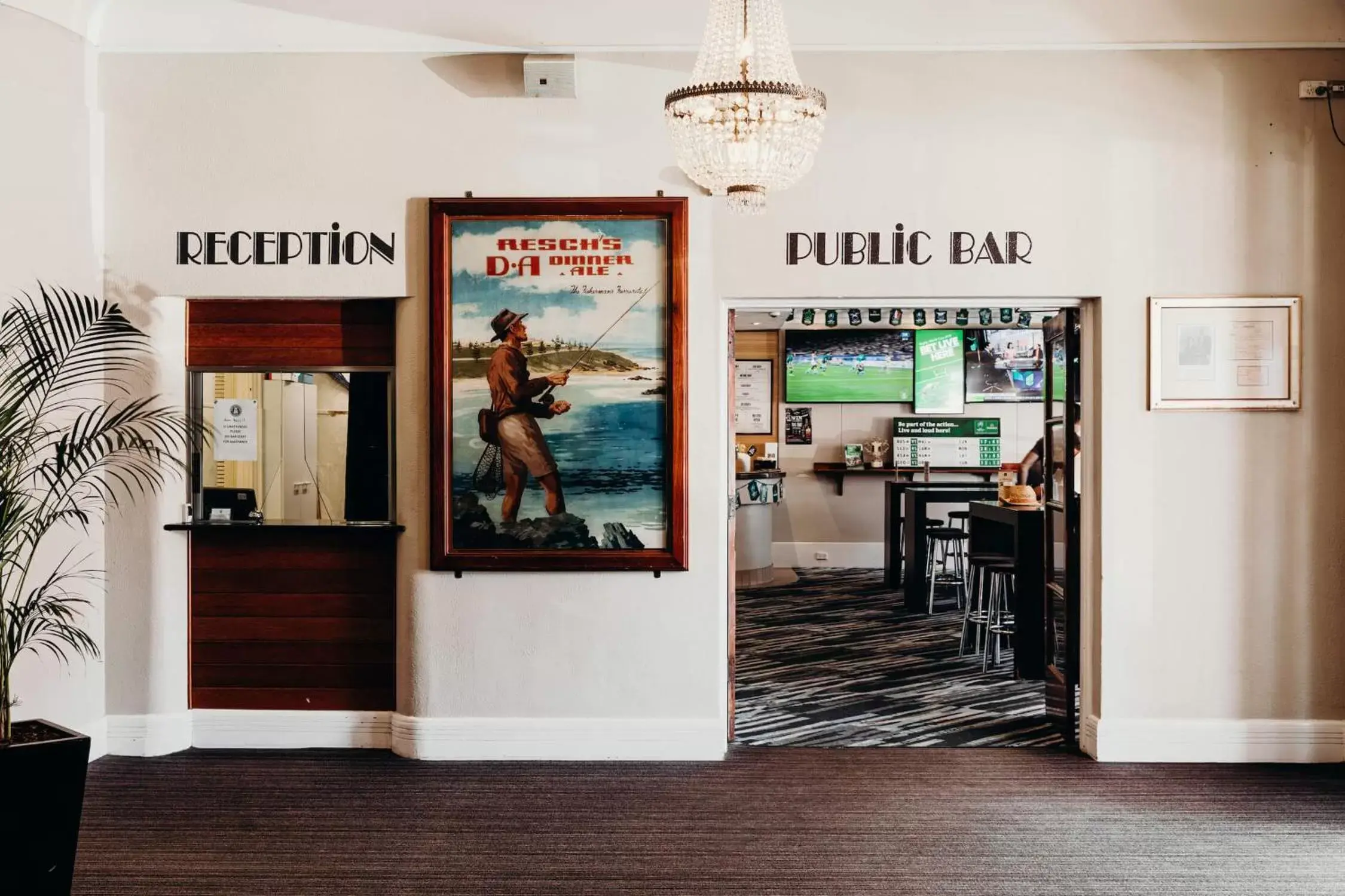 Lobby or reception in Port Macquarie Hotel