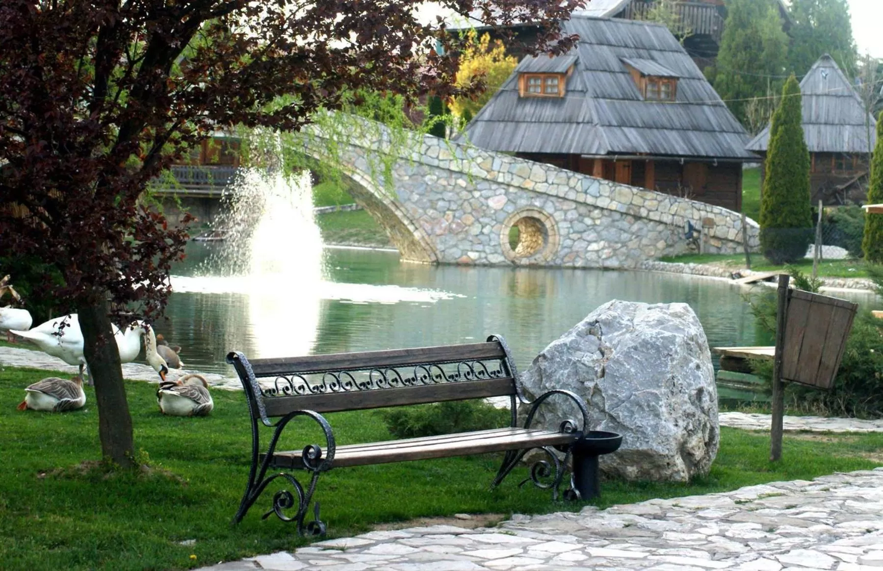 Patio in Ethno Village Stanisici