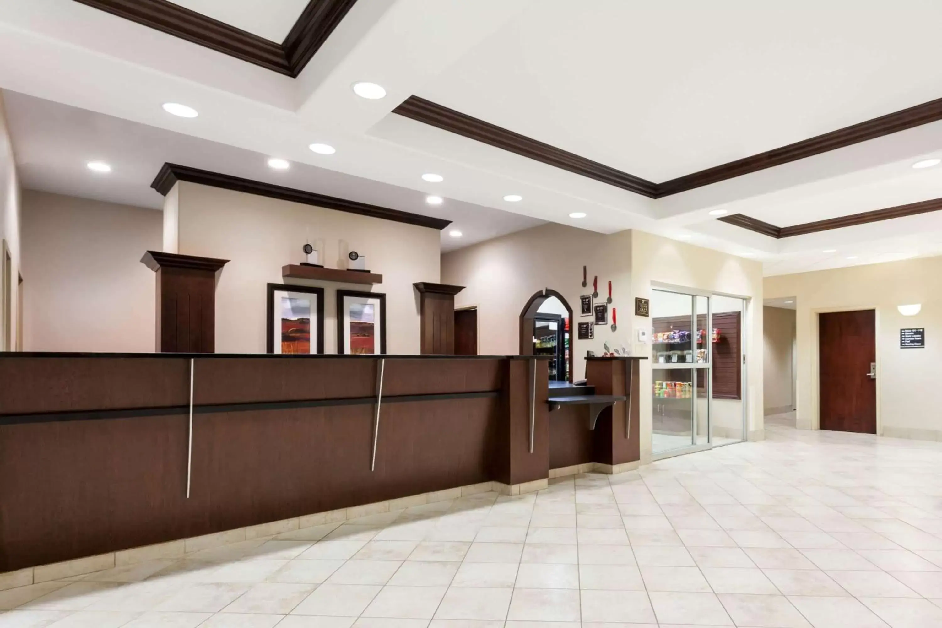 Lobby or reception in Ramada by Wyndham Weyburn Lobby or reception in Ramada by Wyndham Weyburn