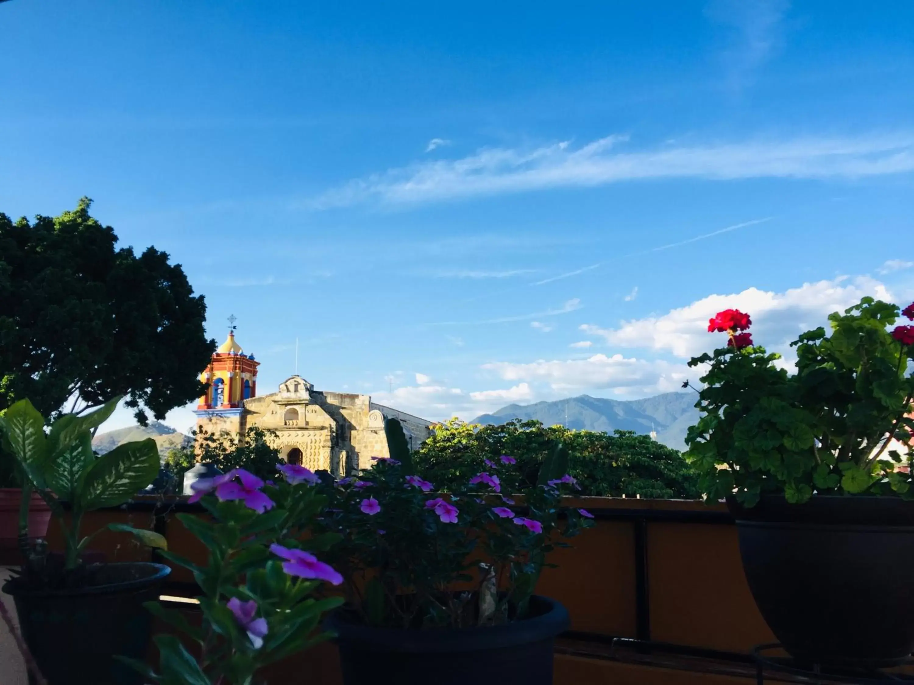 Mountain View in Hotel Cazomalli Oaxaca