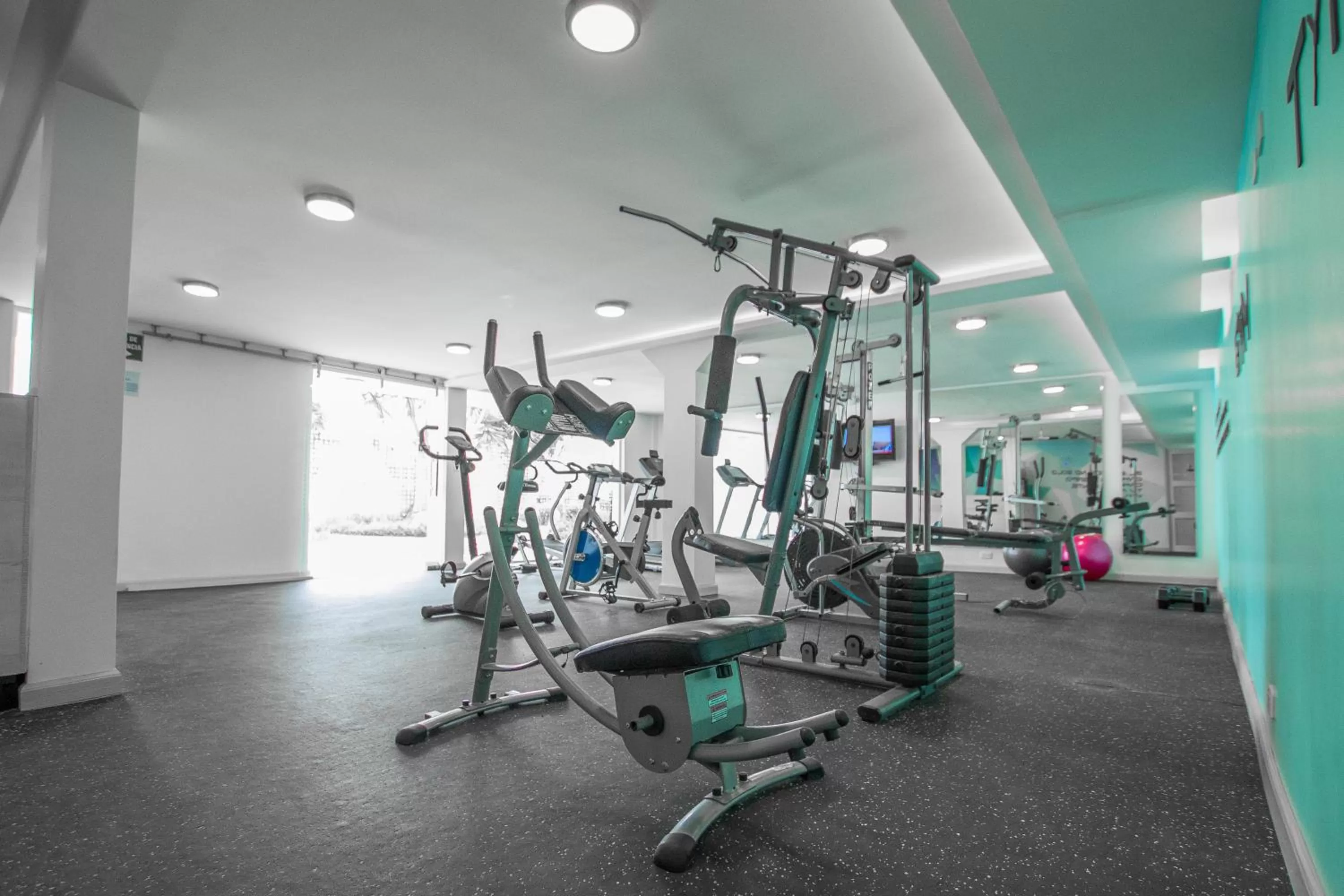 Fitness centre/facilities in Hotel Ajavi