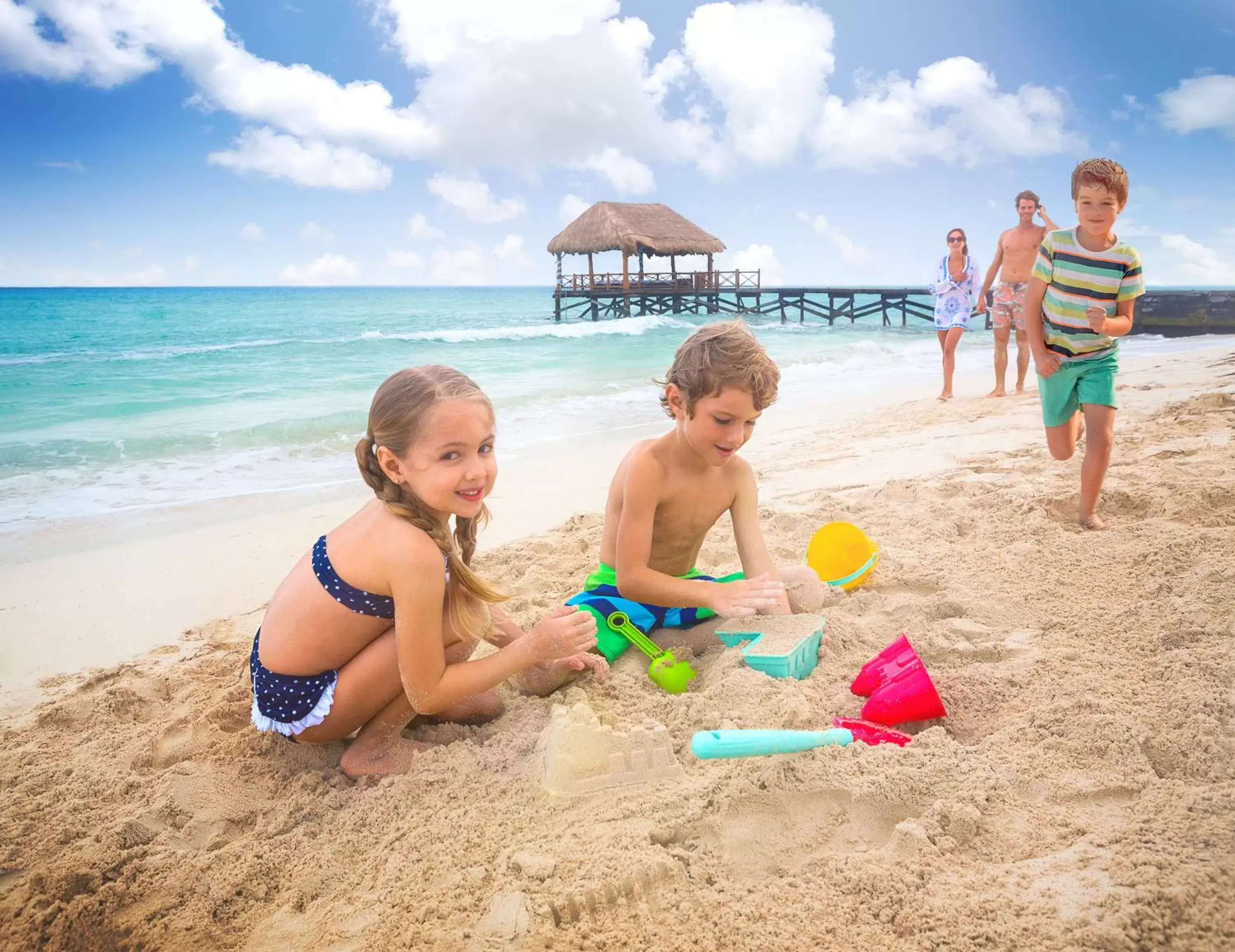 Beach, Family in The Fives Beach Hotel & Residences - All Senses Inclusive