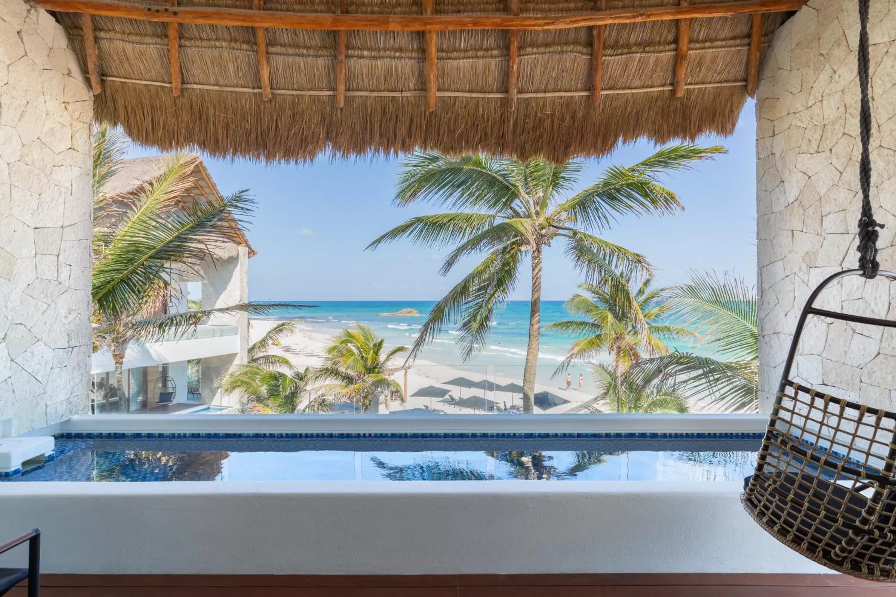 Balcony/Terrace, Pool View in Tago Tulum by G Hotels