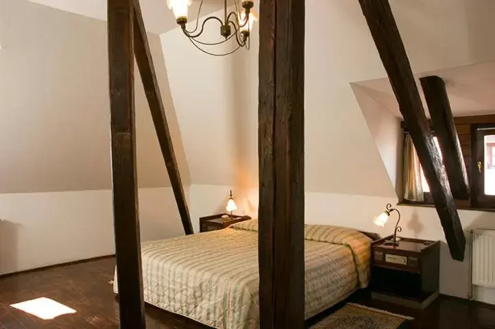 Bed in Hotel Casa Wagner