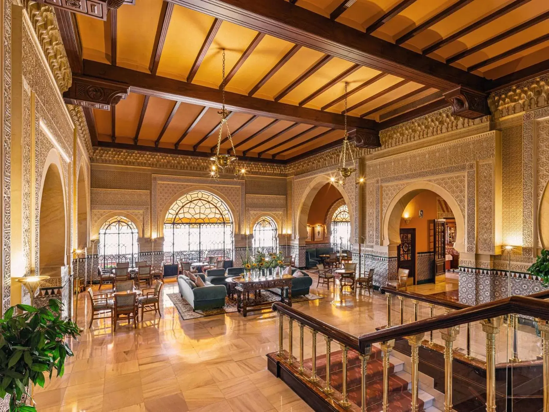 Lobby or reception in Alhambra Palace Hotel