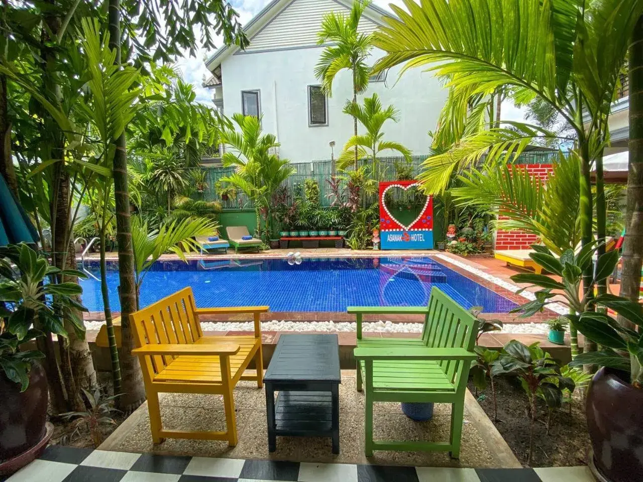 Swimming Pool in Asanak D'Angkor Boutique Hotel