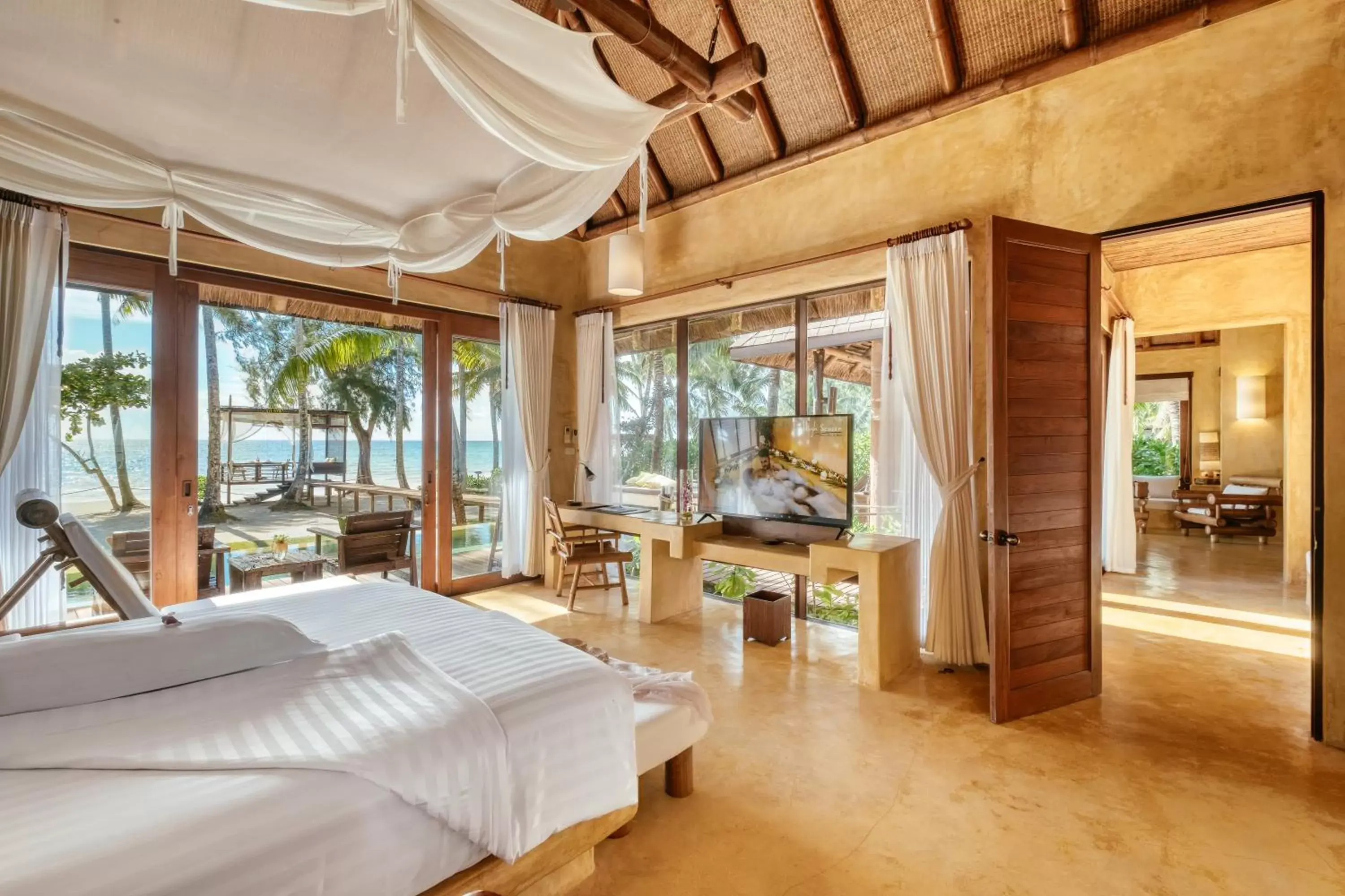 Bedroom, Bed in High Season Pool Villa & Spa Bedroom, Bed in High Season Pool Villa & Spa