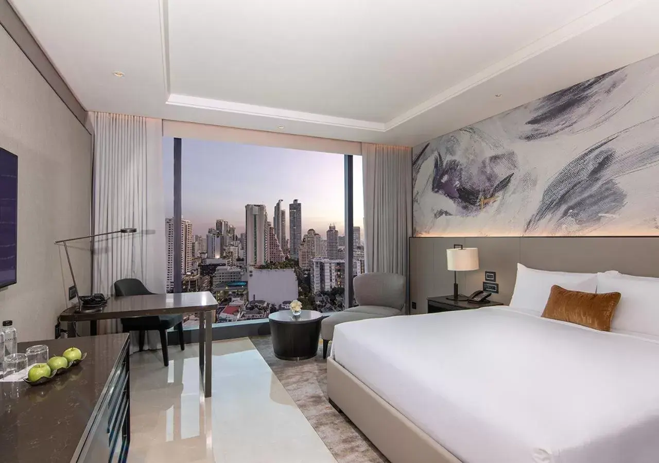 Bedroom in Carlton Hotel Bangkok Sukhumvit - SHA Extra Plus