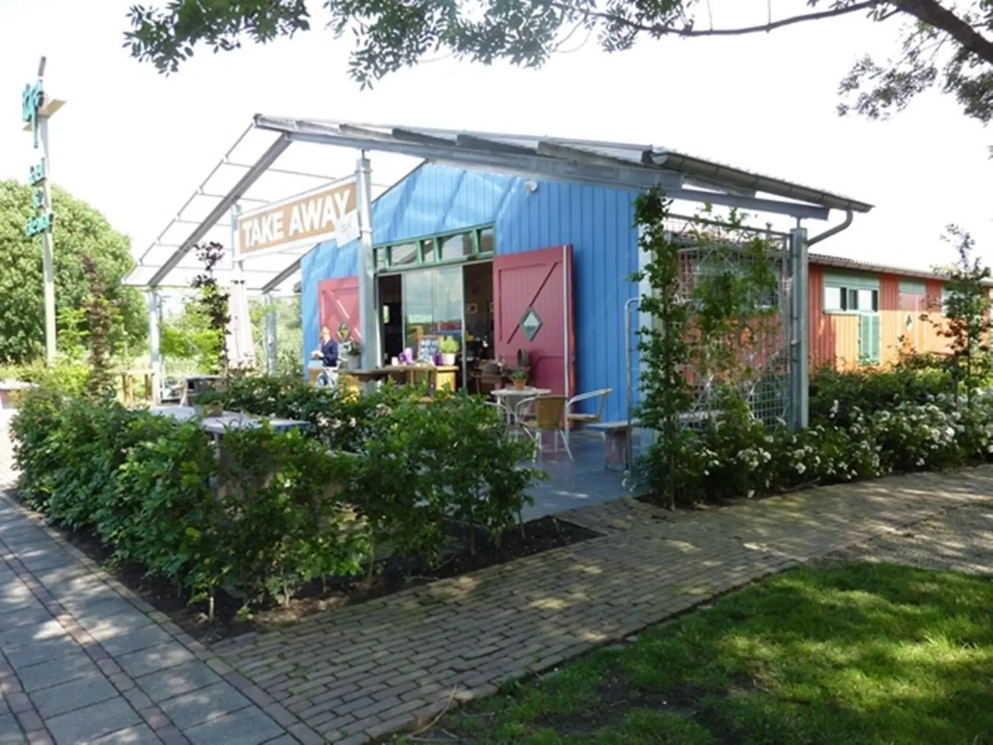 Area and facilities, Garden in Hajé Restaurant de Aalscholver