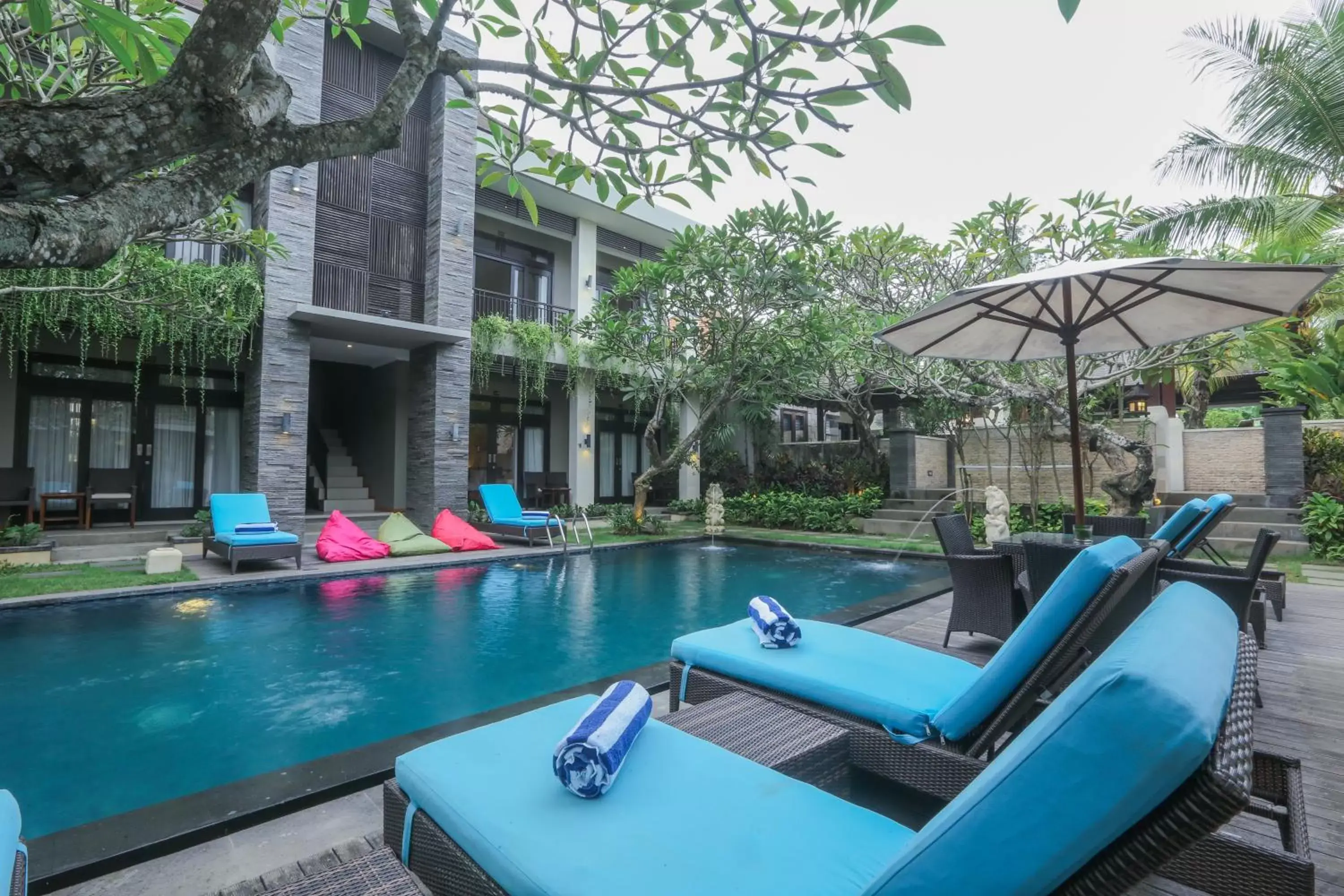 Balcony/Terrace, Swimming Pool in Argya Santi Resort