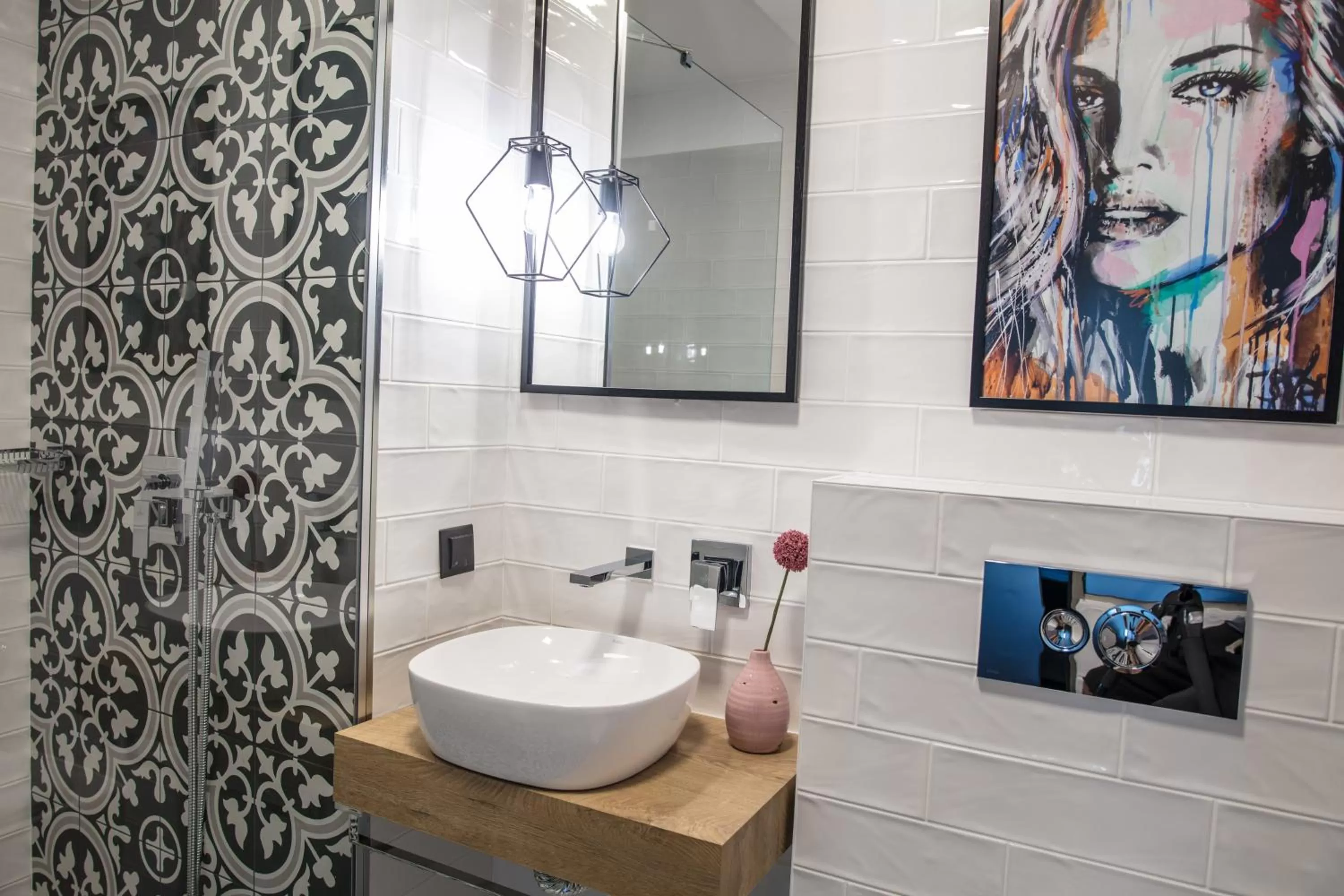 Shower in Reverence Boutique Hotel