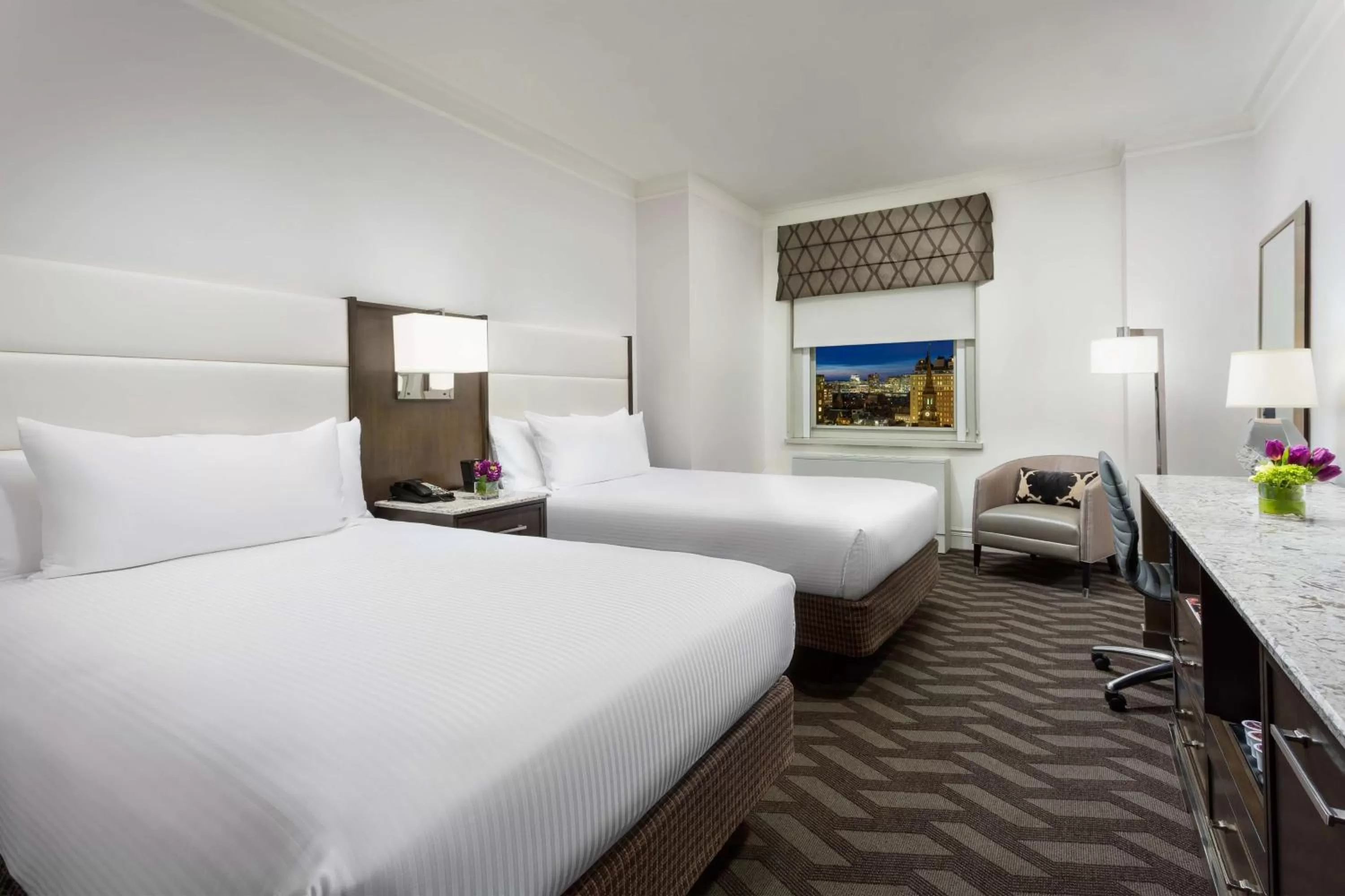 Bed in Hilton Boston Park Plaza