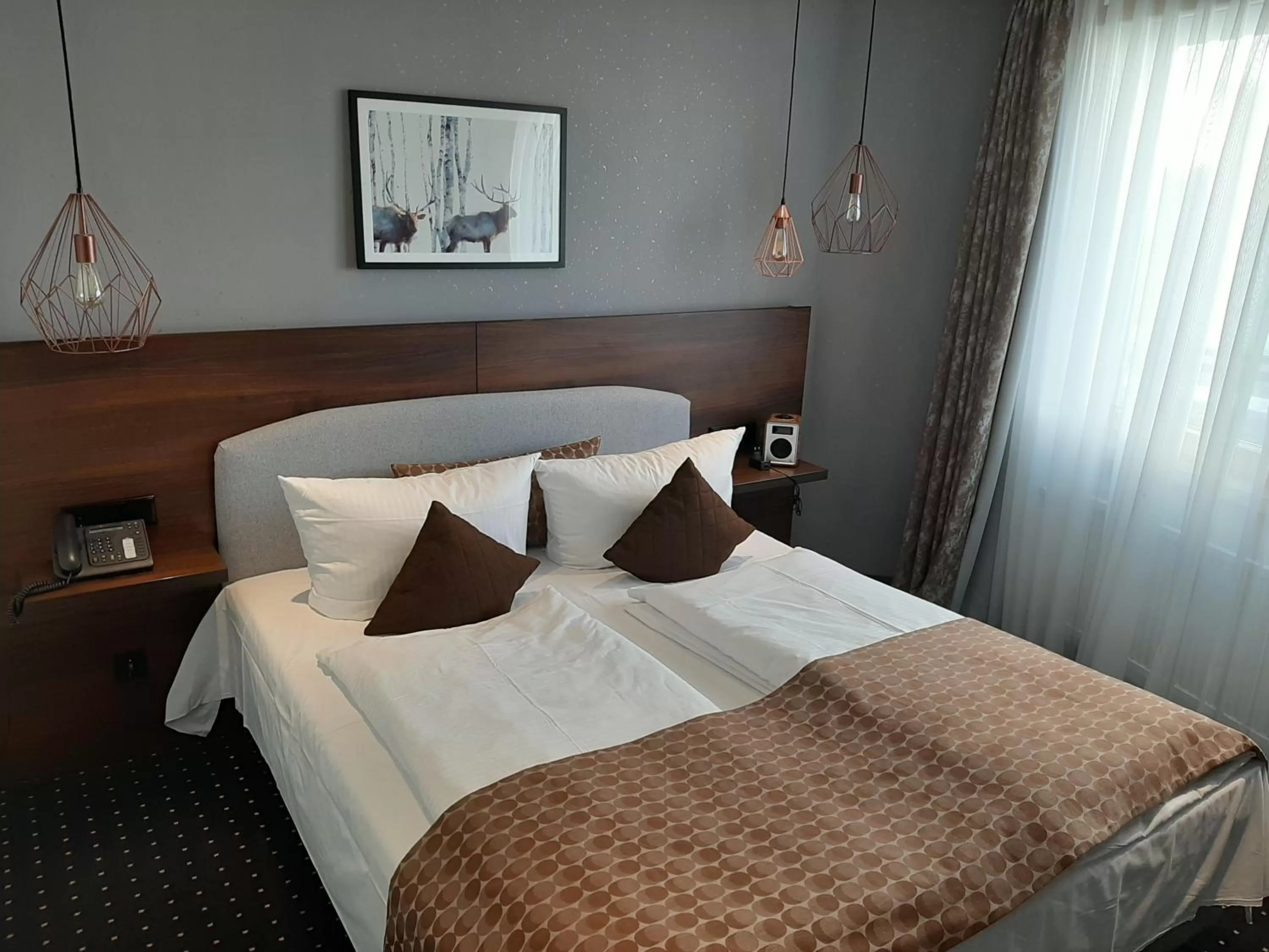 Bed in Lobinger Hotel Weisses Ross