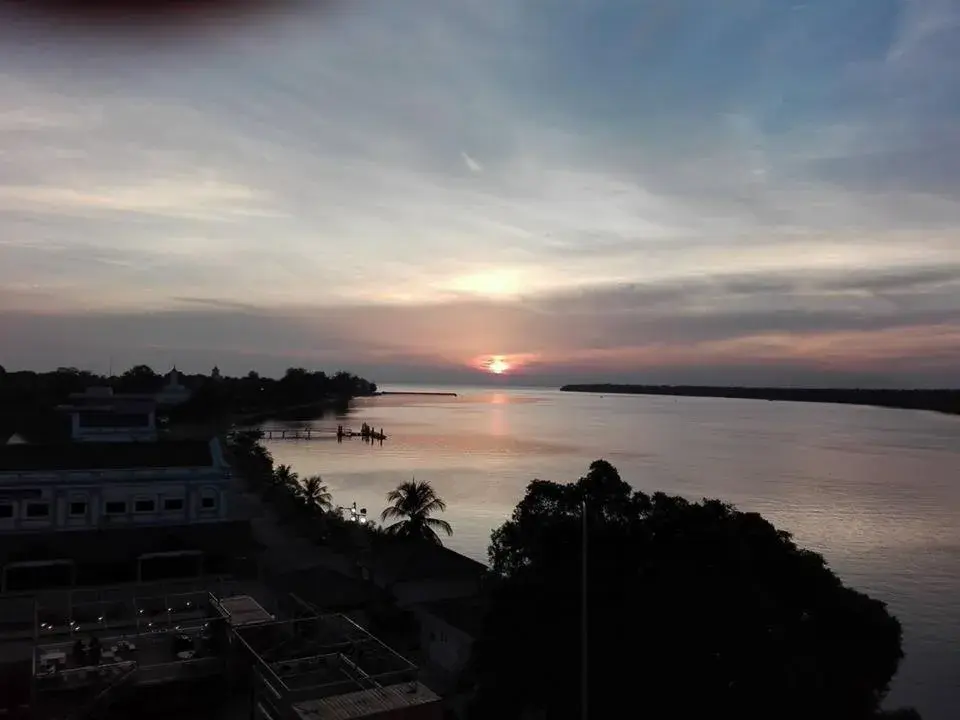 River view in Muar Traders Hotel