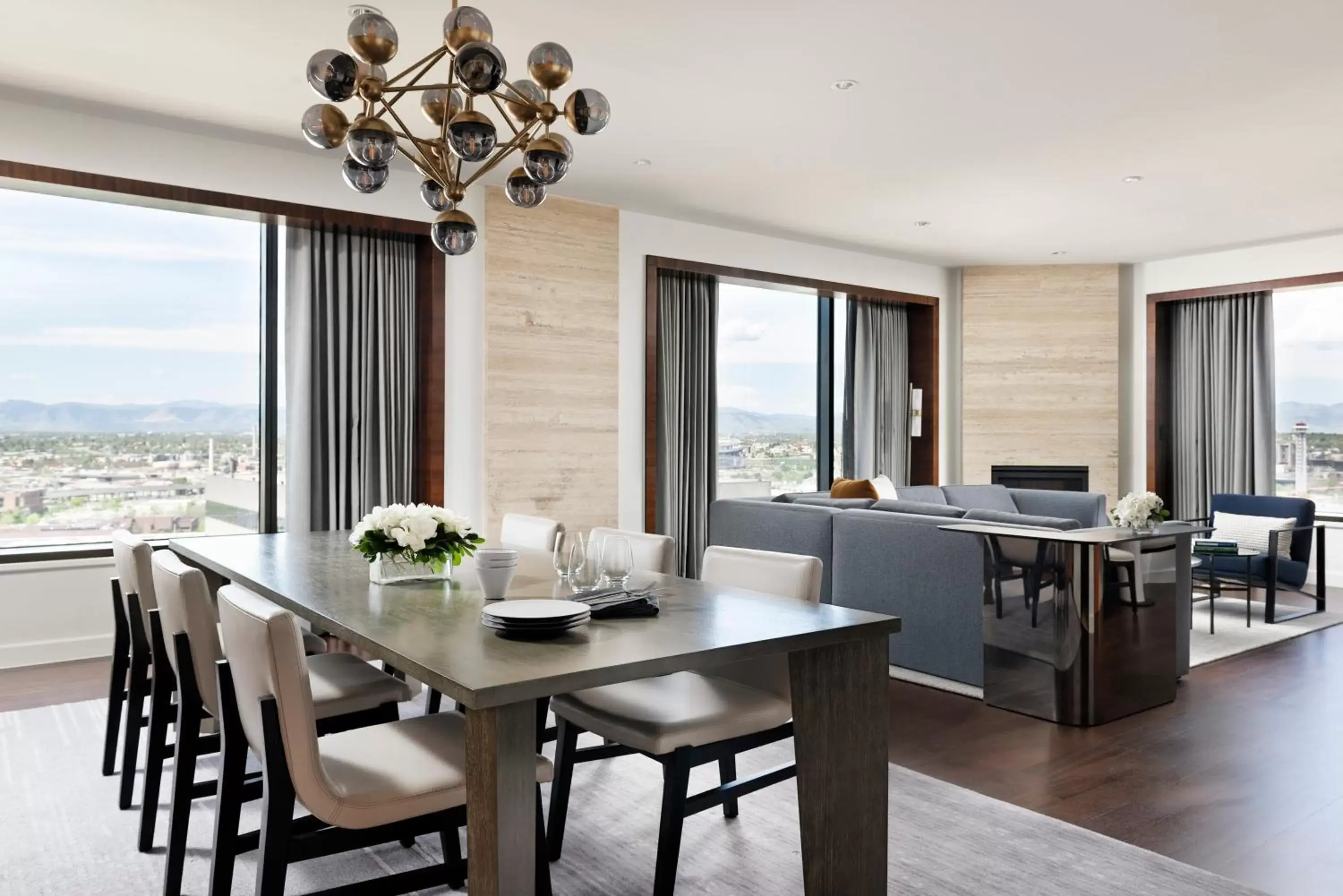 Living room in Four Seasons Hotel Denver Living room in Four Seasons Hotel Denver