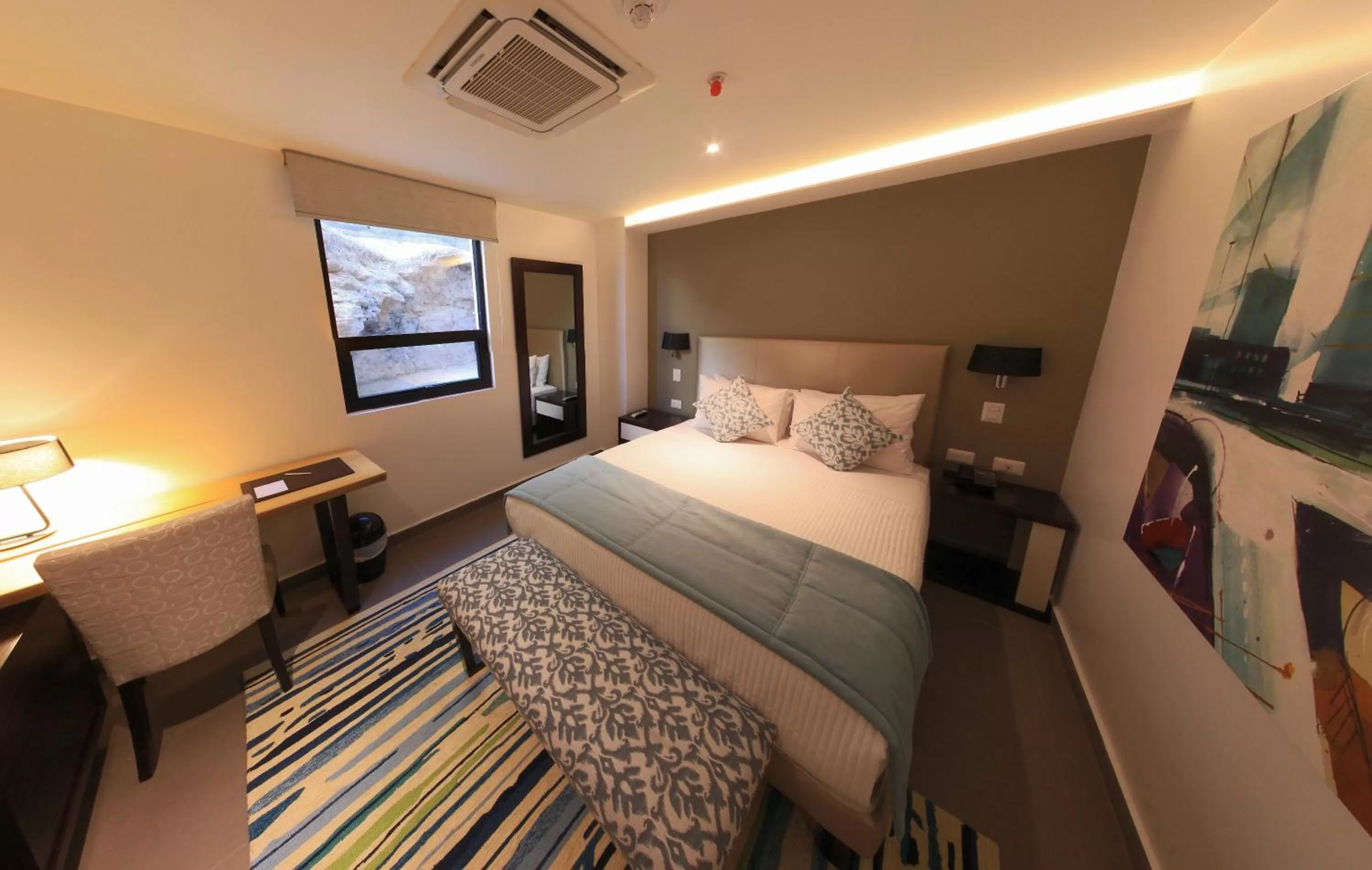 Bedroom, Bed in Hotel Poseidon