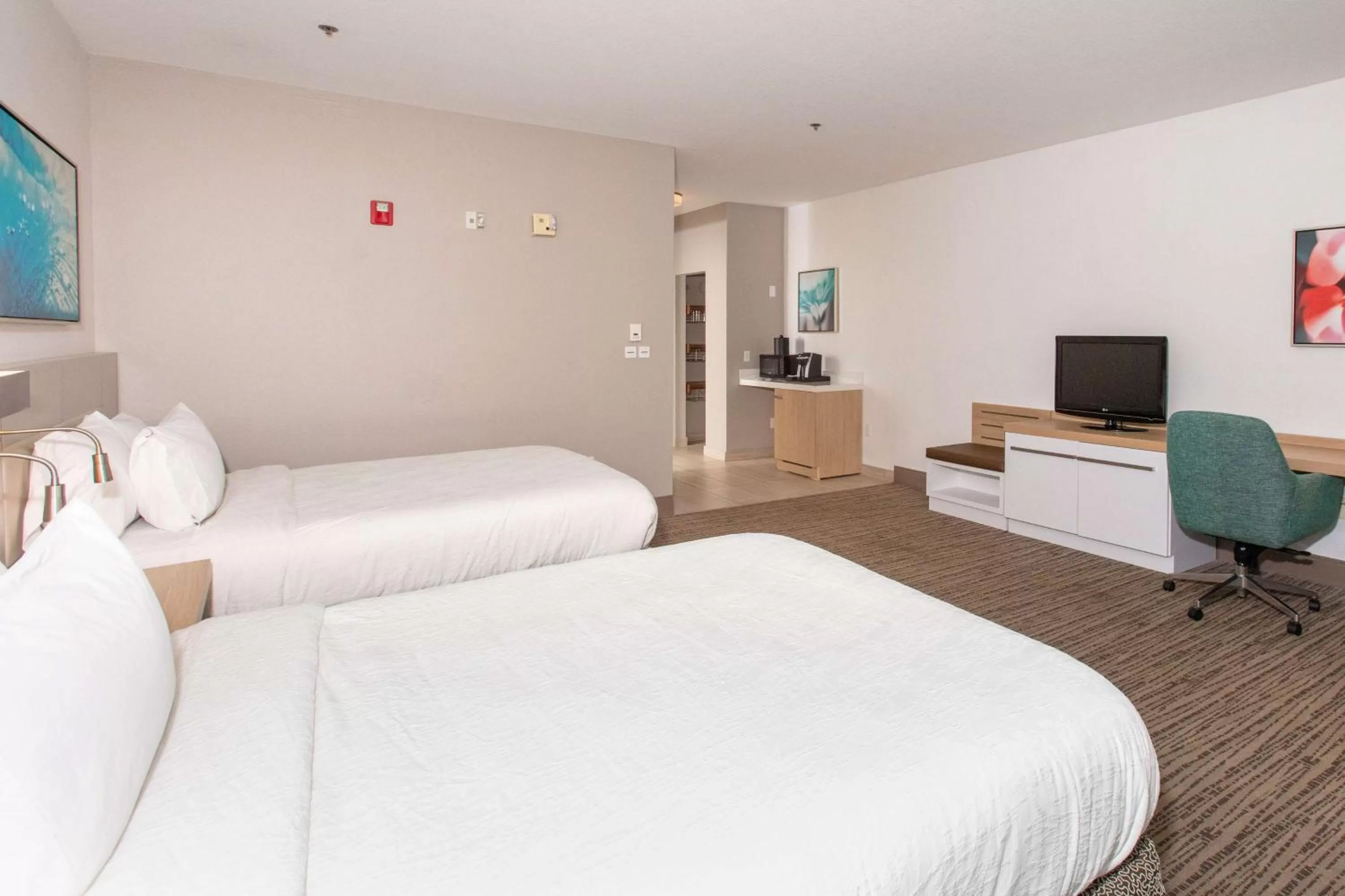 Bed in Hilton Garden Inn Jacksonville Airport