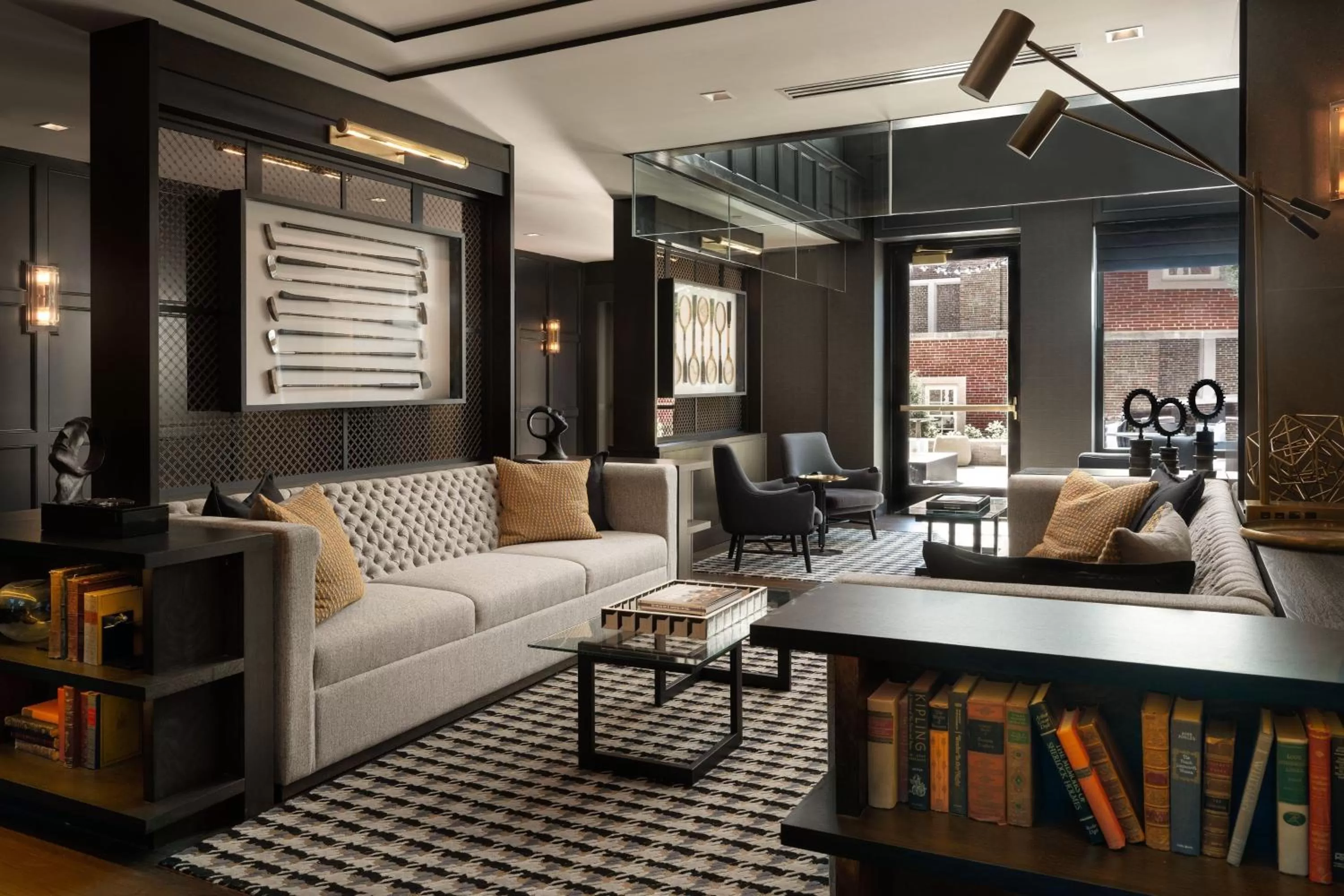 Lobby or reception in The Union Club Hotel at Purdue University, Autograph Collection