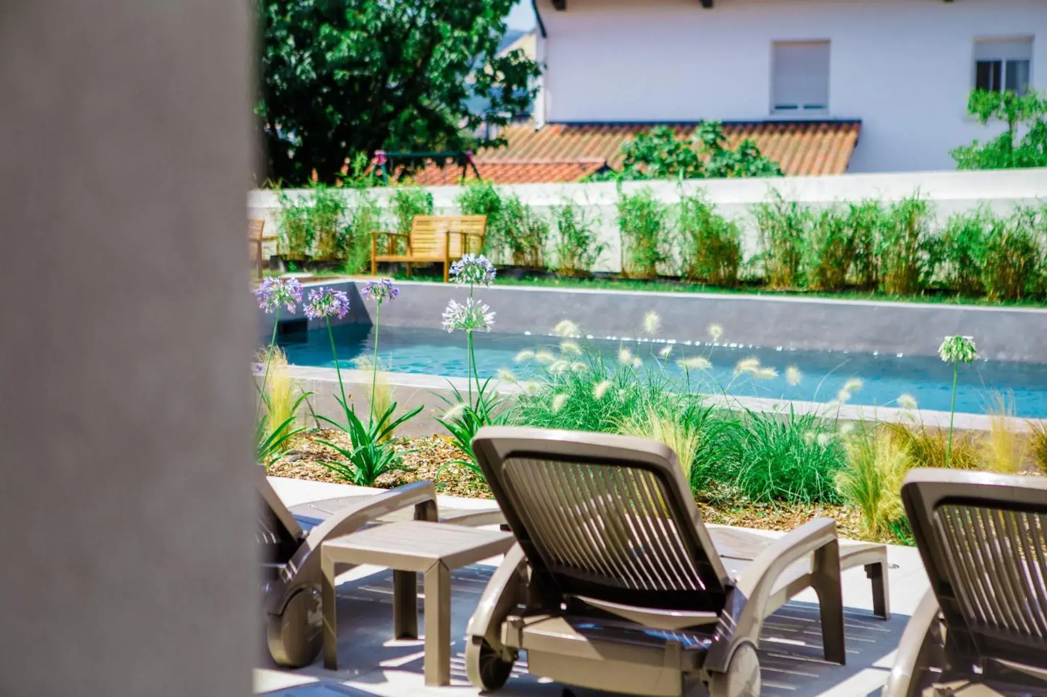 Swimming Pool in Hotel Restaurant Santiago