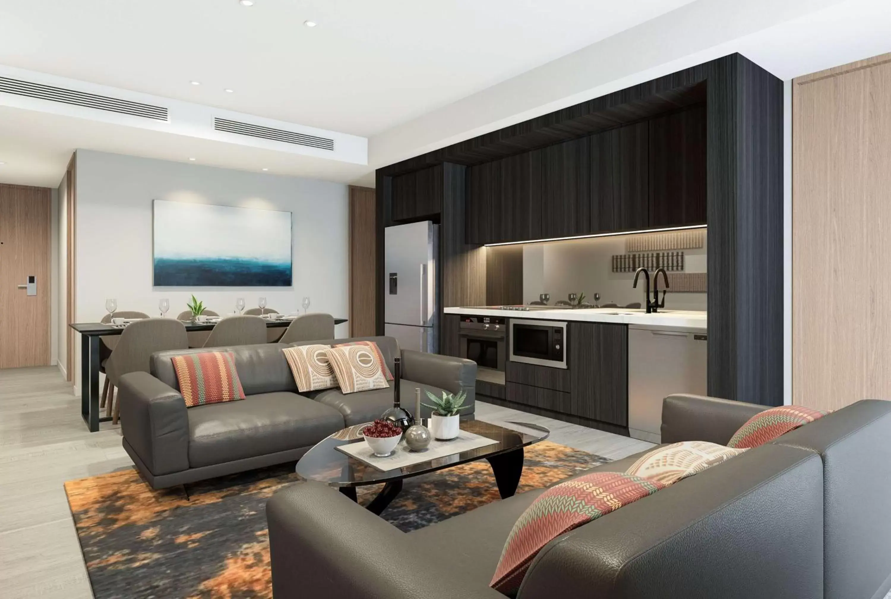 Living room, Seating Area in Hilton Port Moresby Hotel & Residences