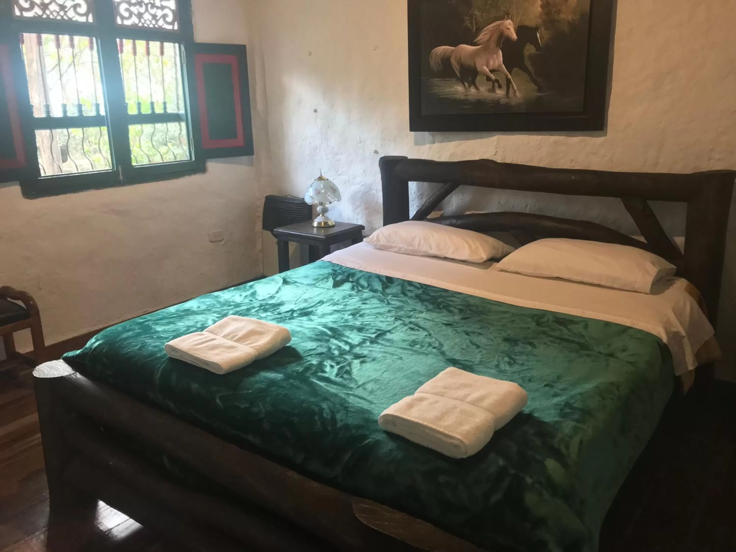 Bedroom, Bed in Finca Campestre La Adelita B&B