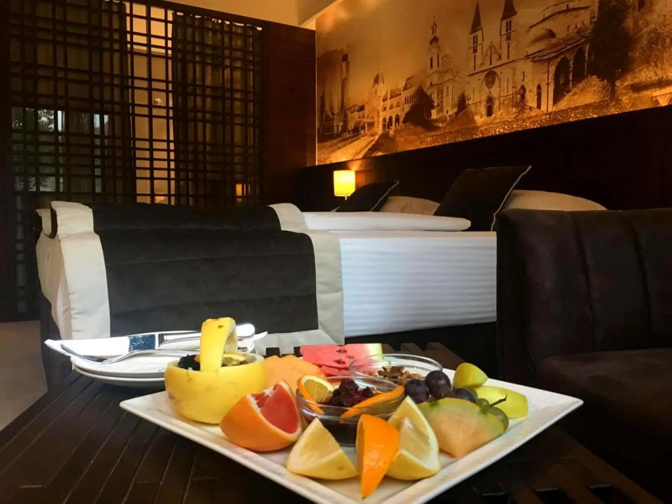 Food and drinks in Hotel President Sarajevo