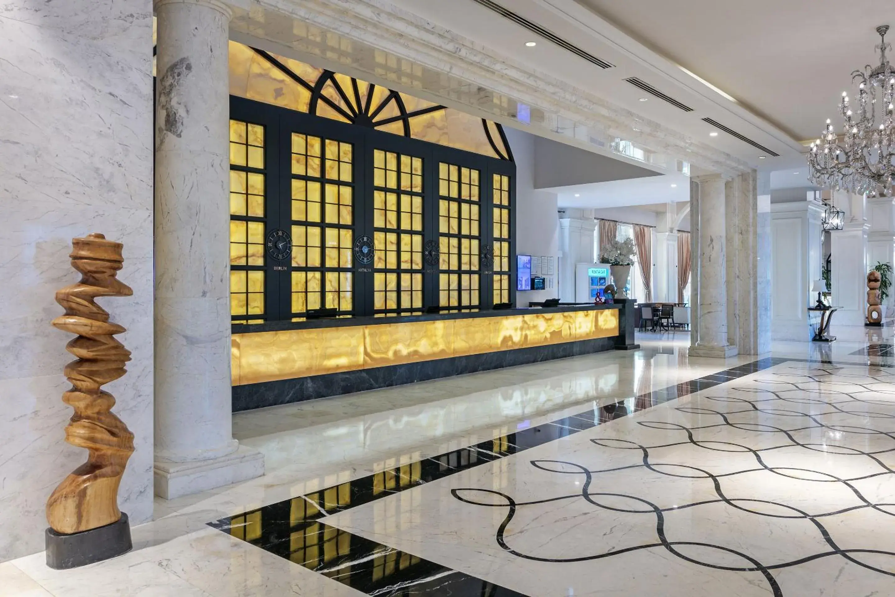 Lobby or reception in Titanic Deluxe Belek