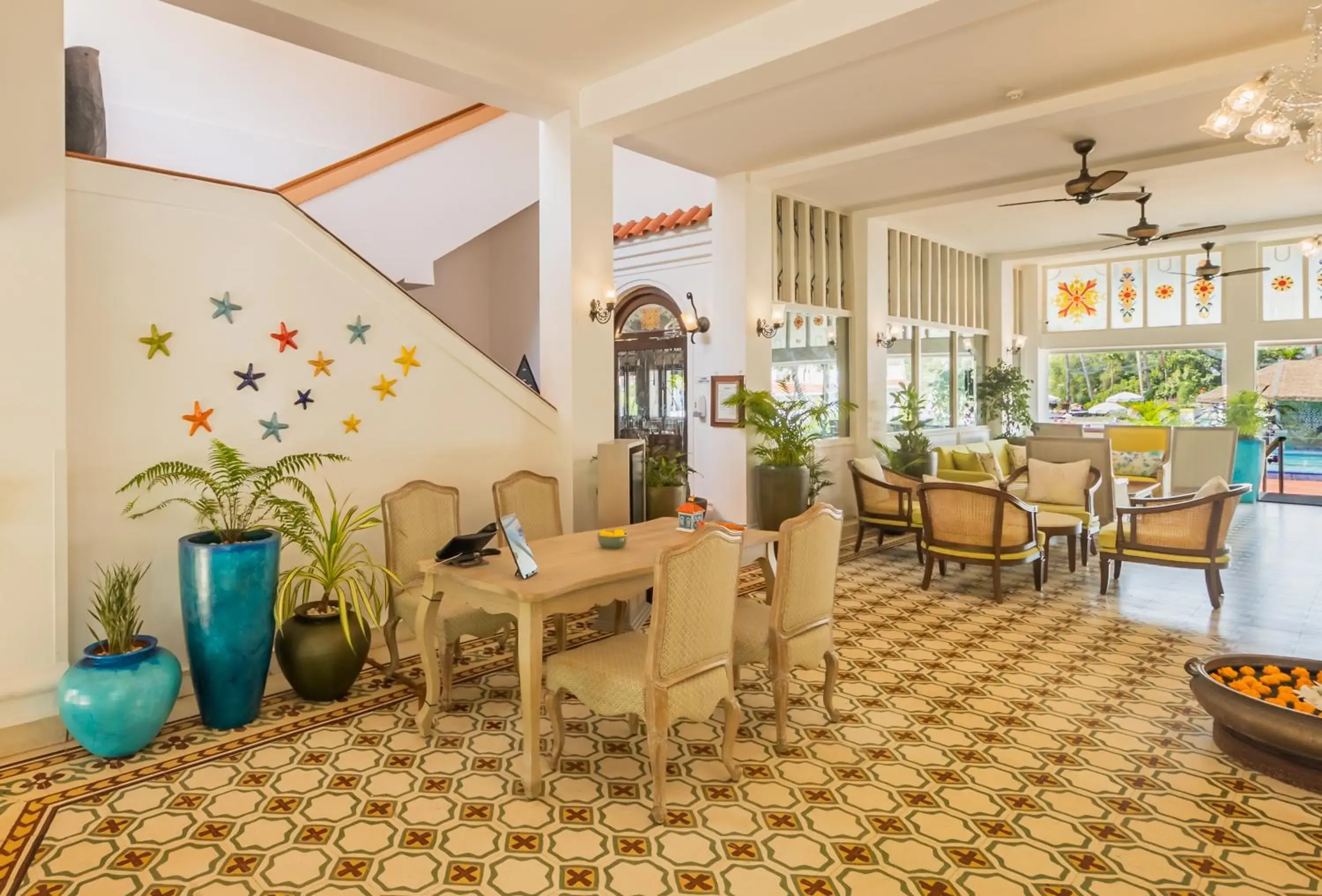 Lobby or reception, Restaurant/Places to Eat in Heritage Village Resort & Spa Goa