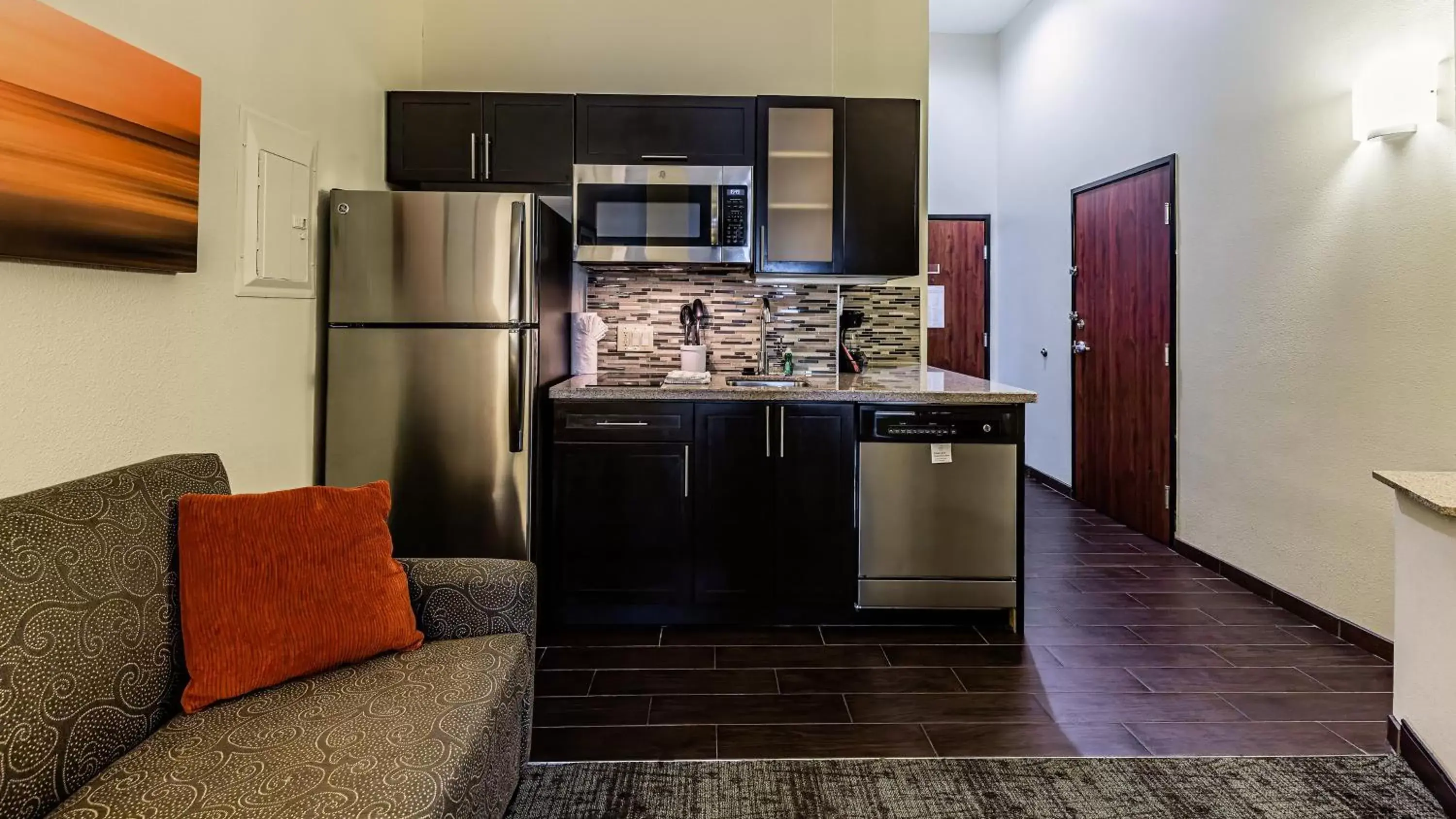 Photo of the whole room, Kitchen/Kitchenette in Staybridge Suites Laredo, an IHG Hotel