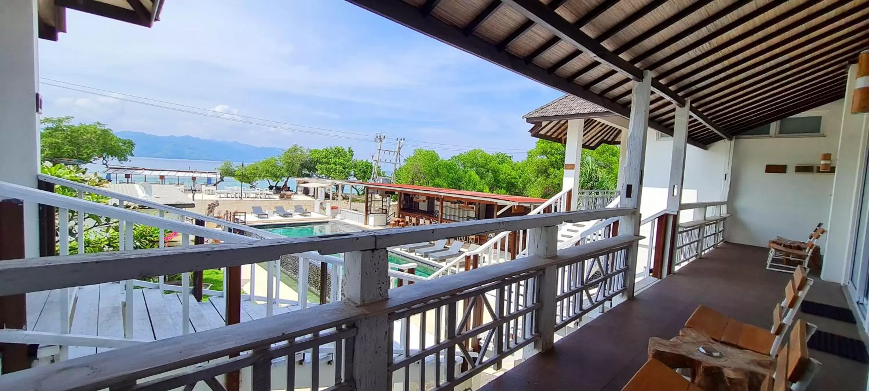 Property building, Balcony/Terrace in The Trawangan Resort