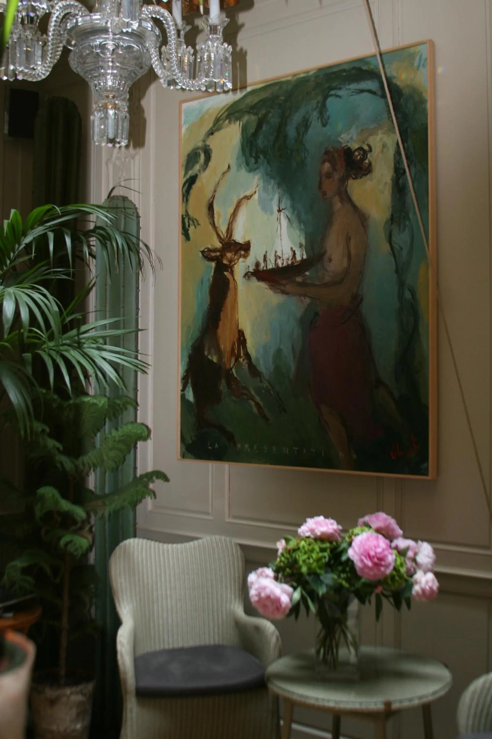 Lounge or bar in La Maison De Lucie