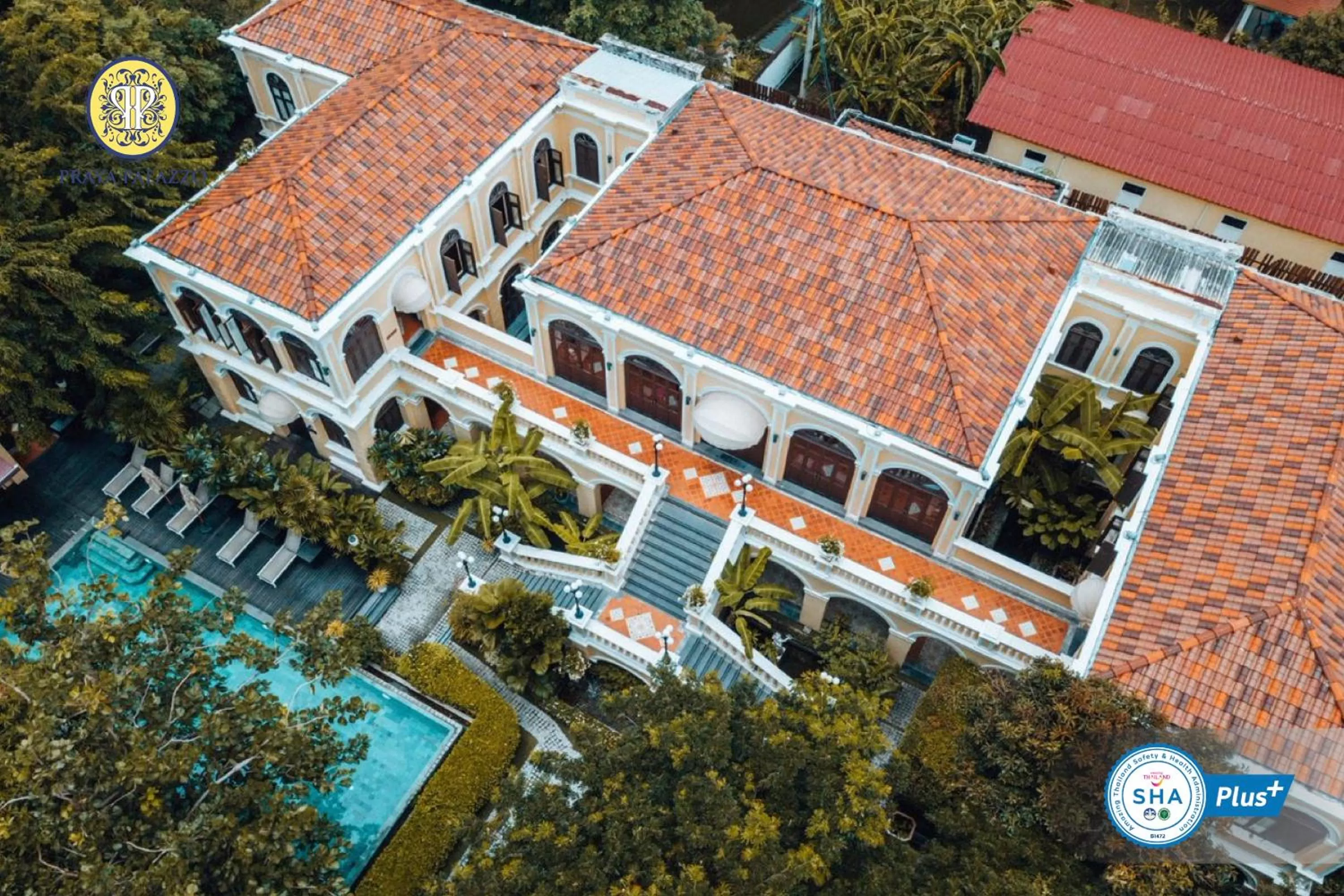 Bird's eye view in Praya Palazzo