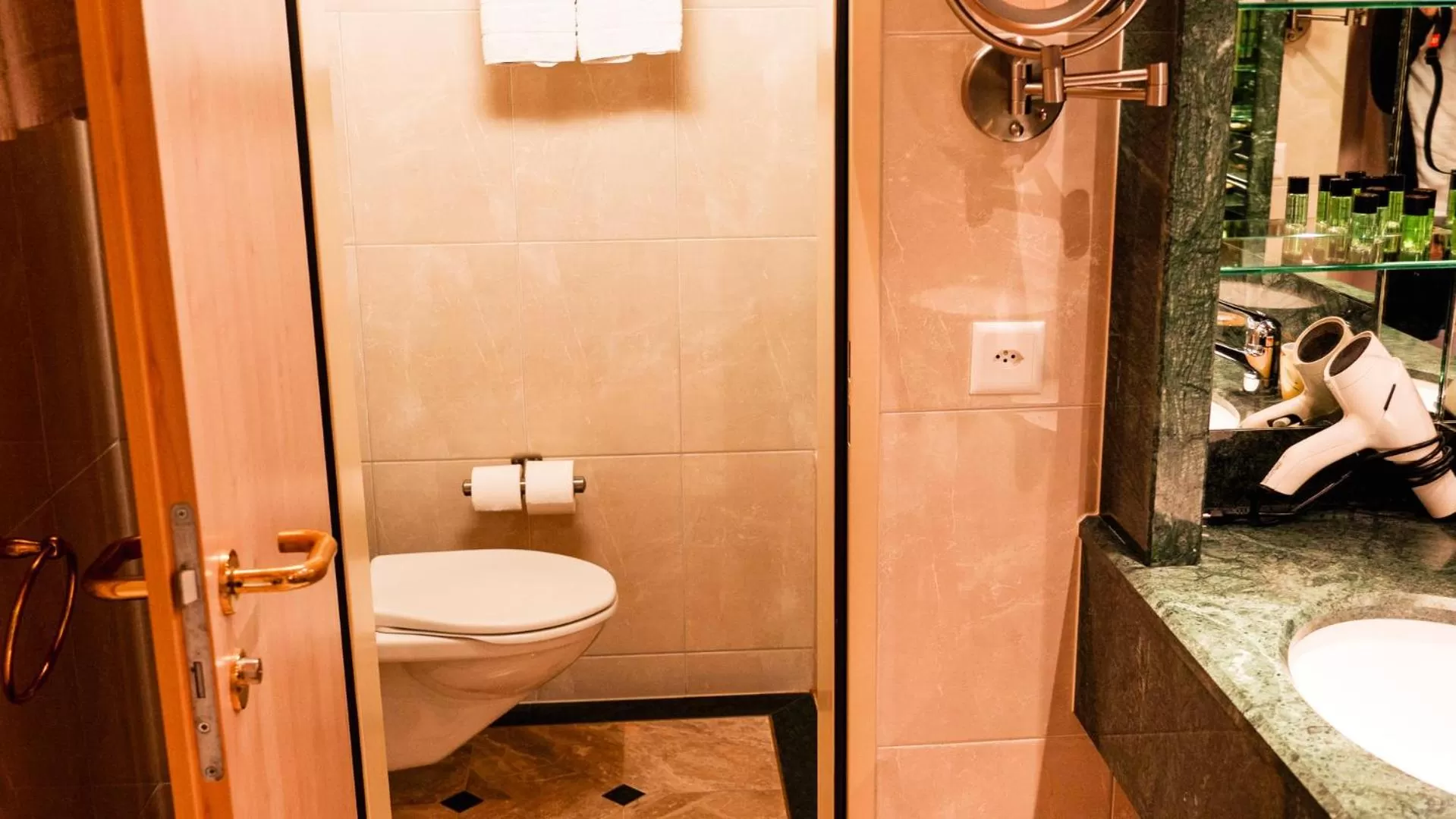 Toilet in Hostel Flims