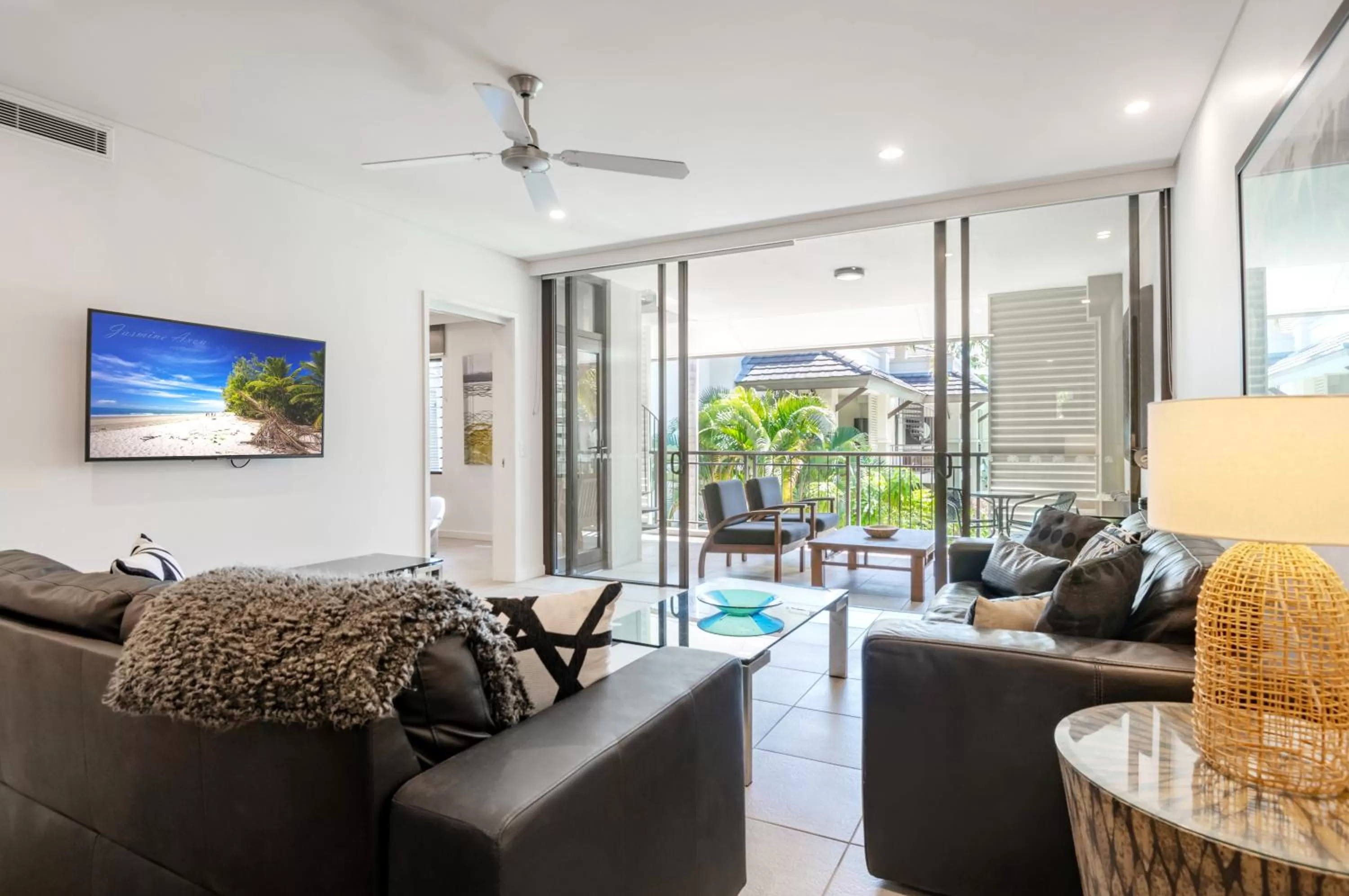 Seating Area in Port Douglas Private Apartments in Temple