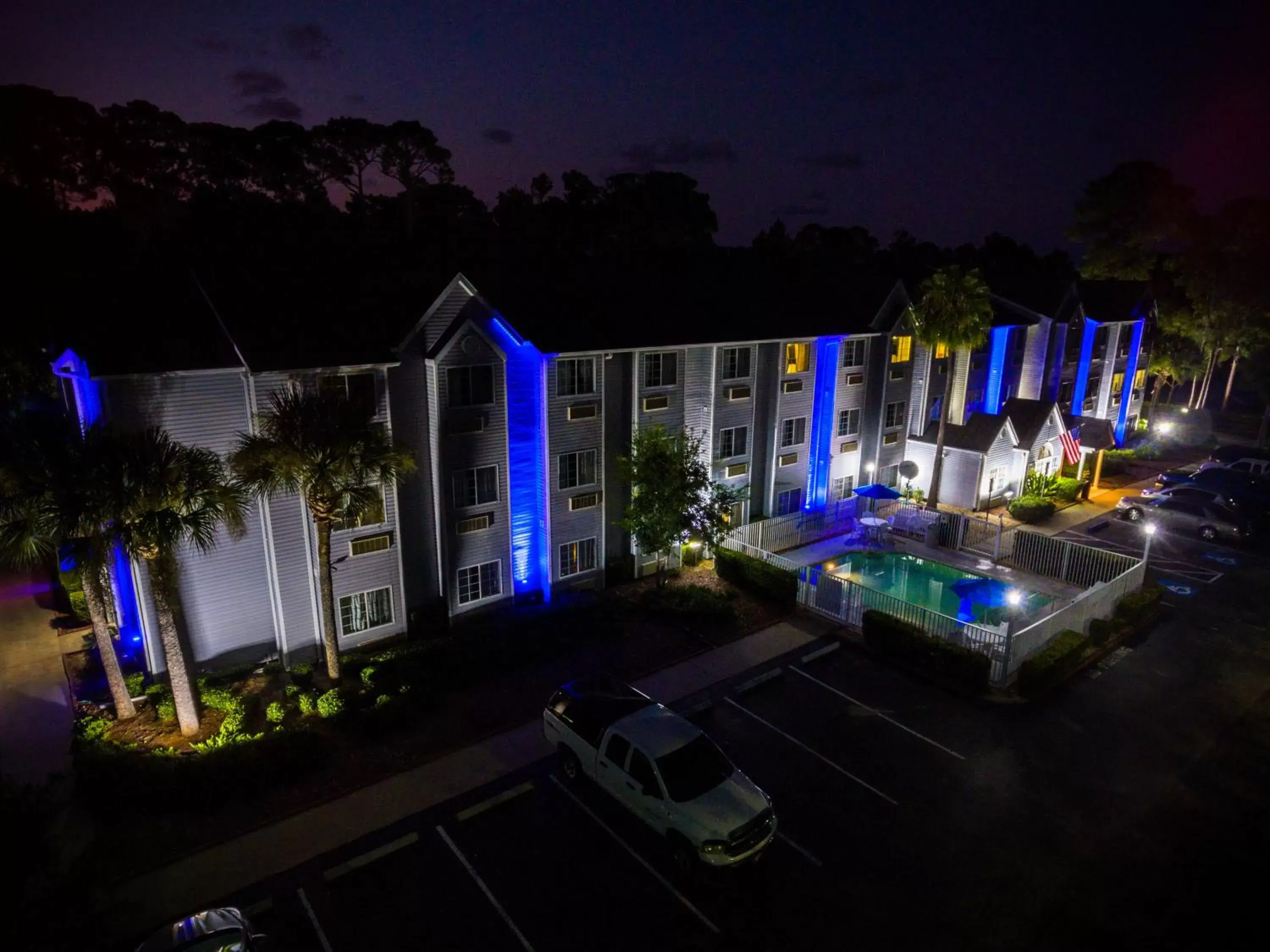 Night, Neighborhood in Microtel Inn & Suites by Wyndham Palm Coast I-95