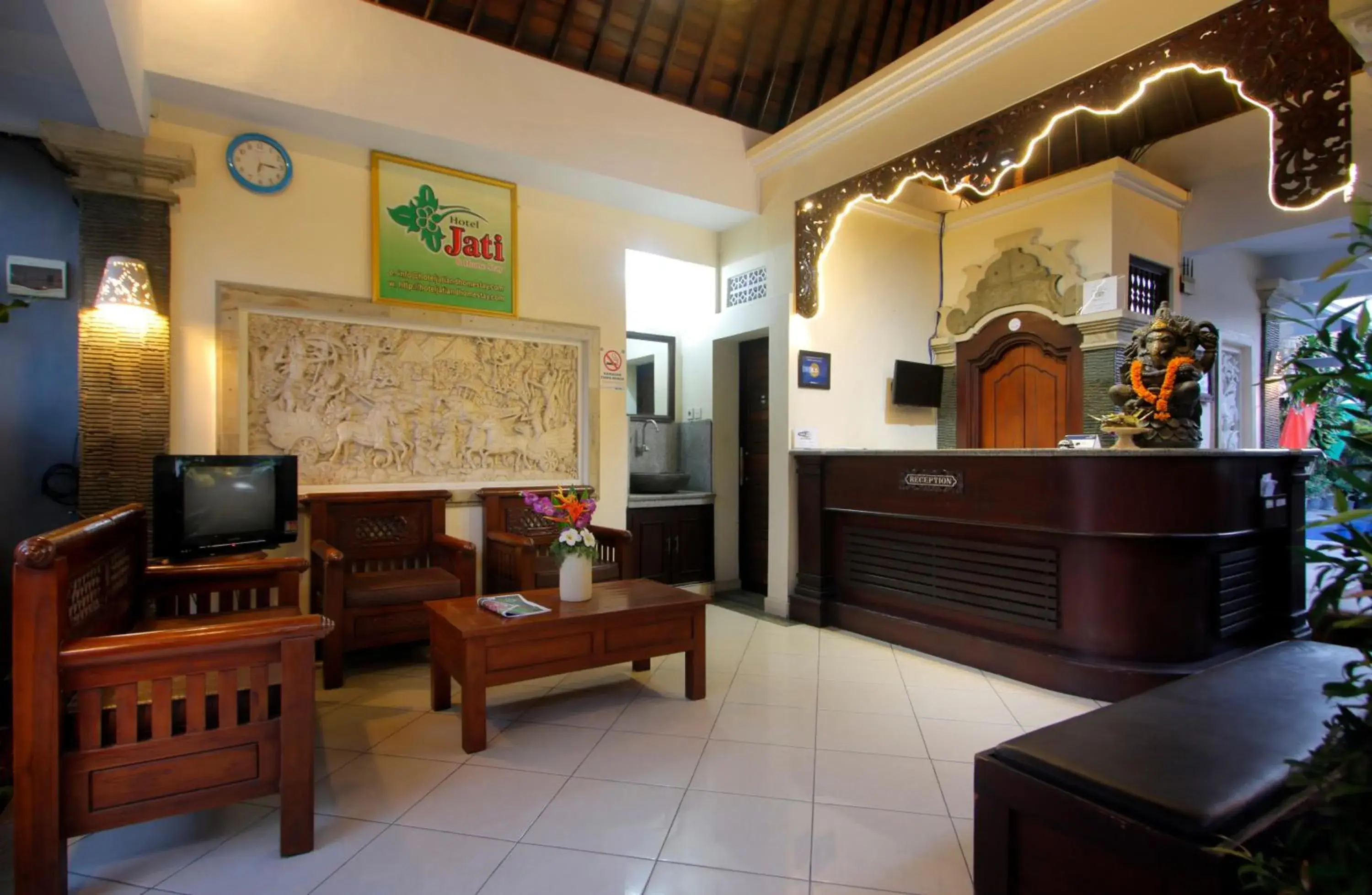 Lobby or reception, Lobby/Reception in Hotel Jati Sanur