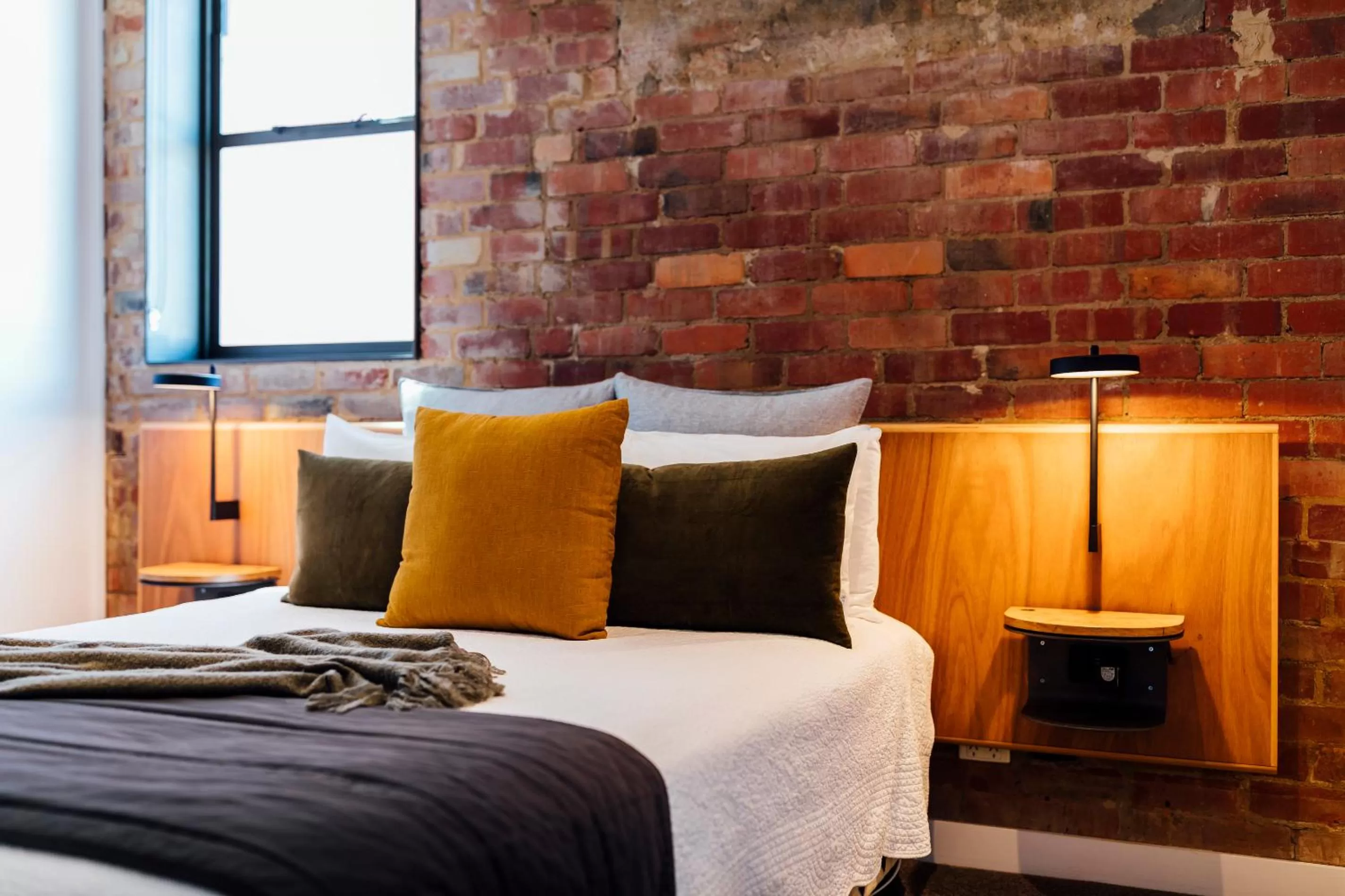 Bed in The Royal Daylesford Hotel