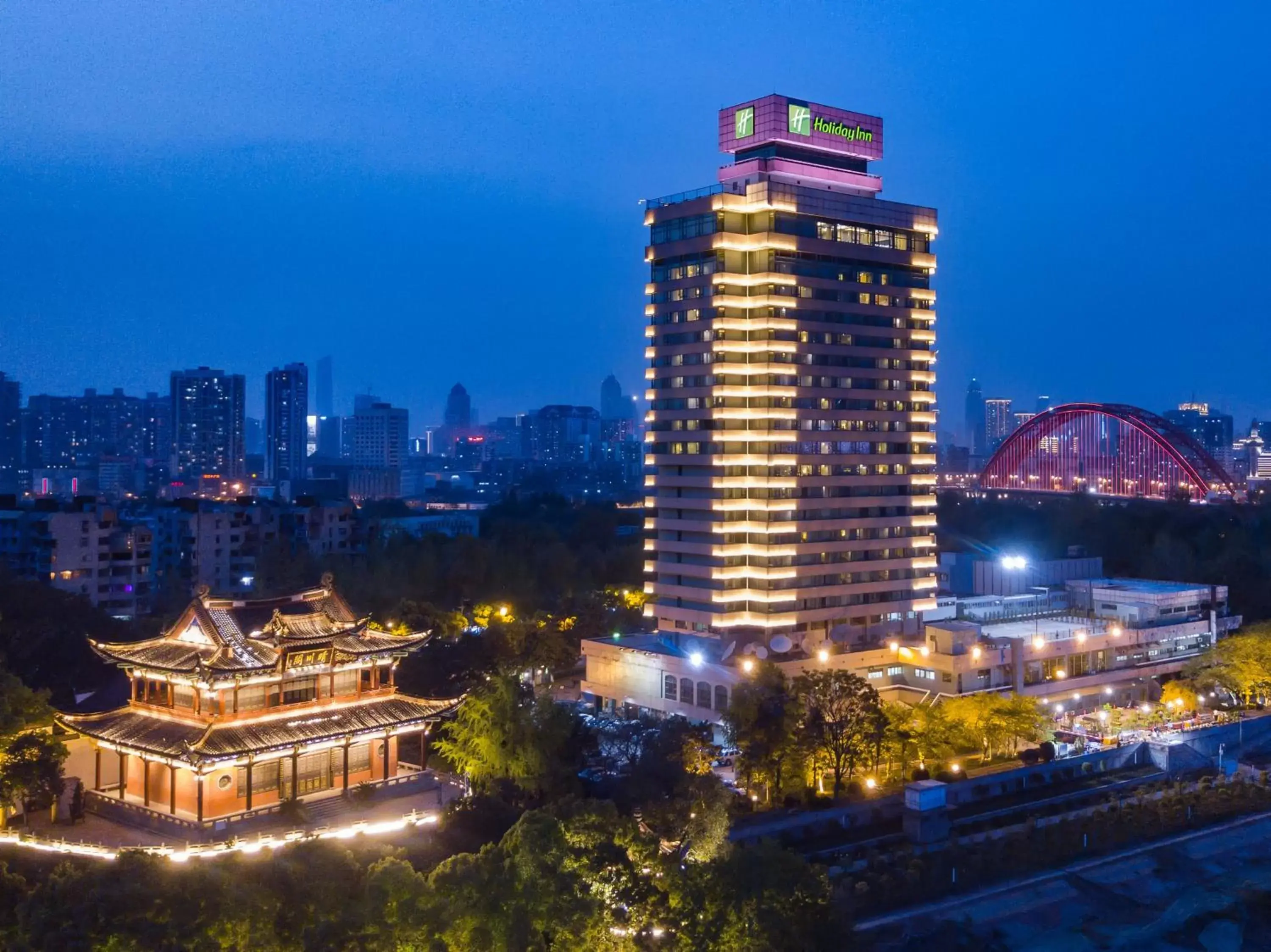 Property building in Holiday Inn Wuhan Riverside, an IHG Hotel