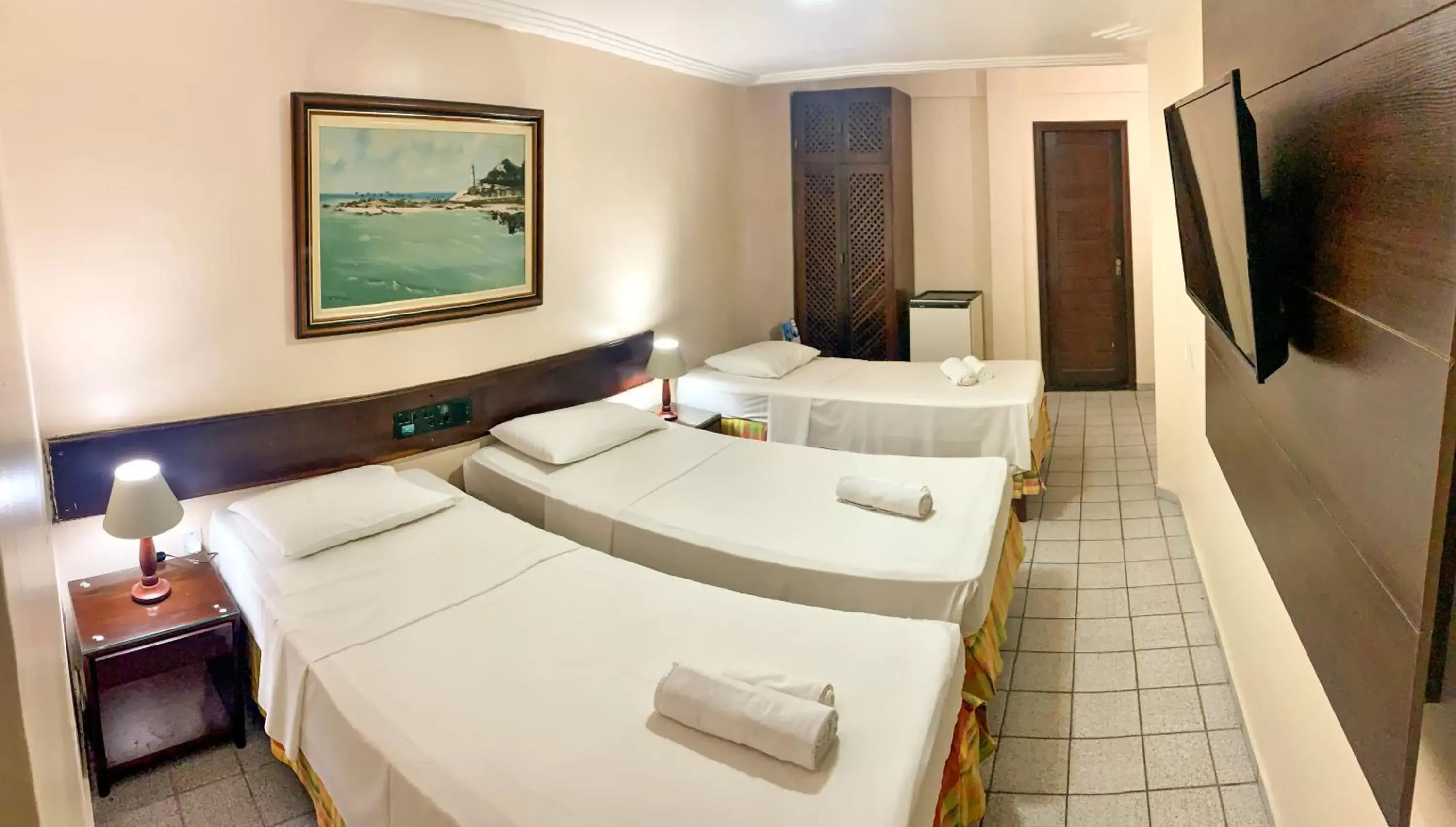 Photo of the whole room, Bed in Pizzato Praia Hotel