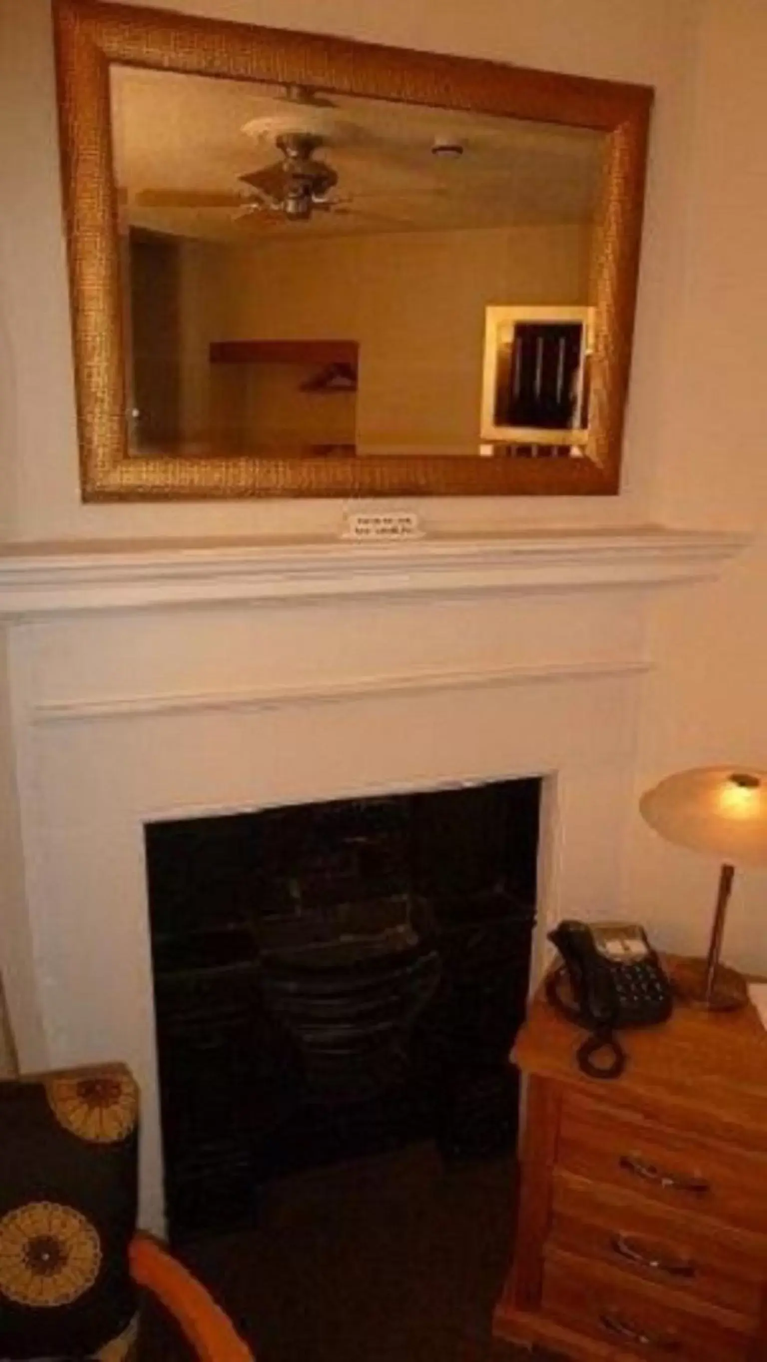 Decorative detail, TV/Entertainment Center in The Frenchgate Restaurant & Hotel