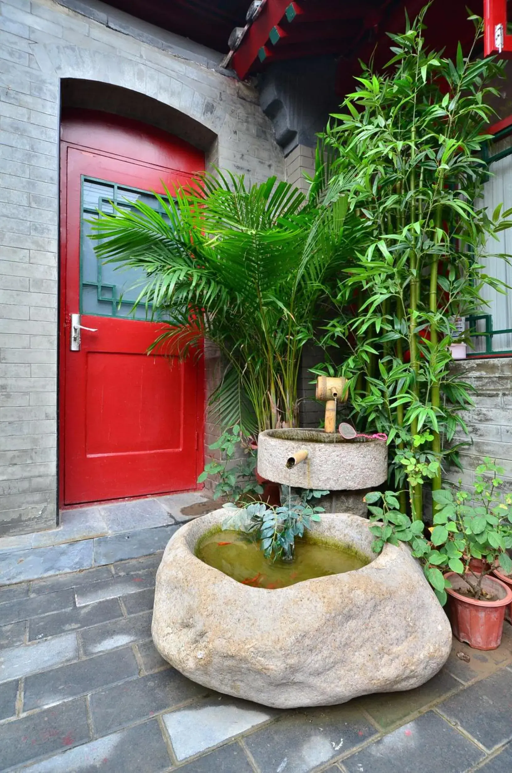 Decorative detail in Qianmen Courtyard Hotel