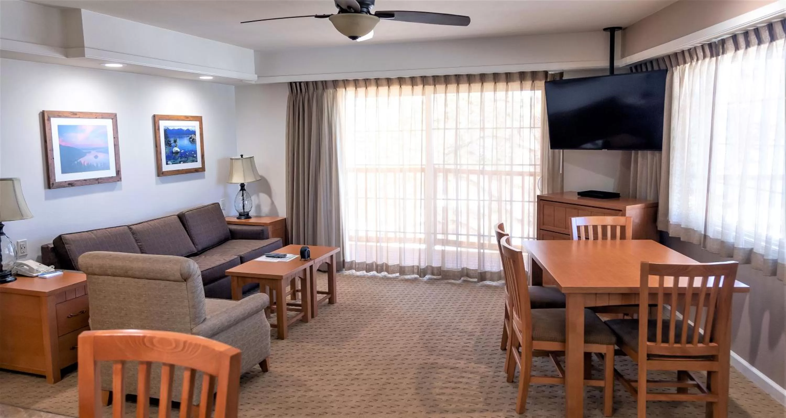 Living room in The Tahoe Beach & Ski Club Owners Association