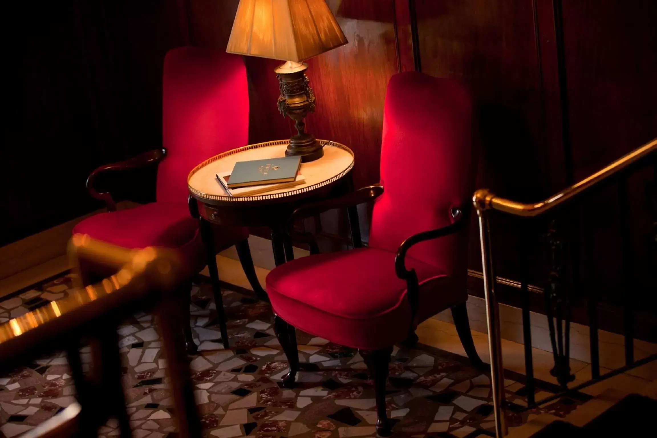 Decorative detail, Seating Area in Hotel Lombardy