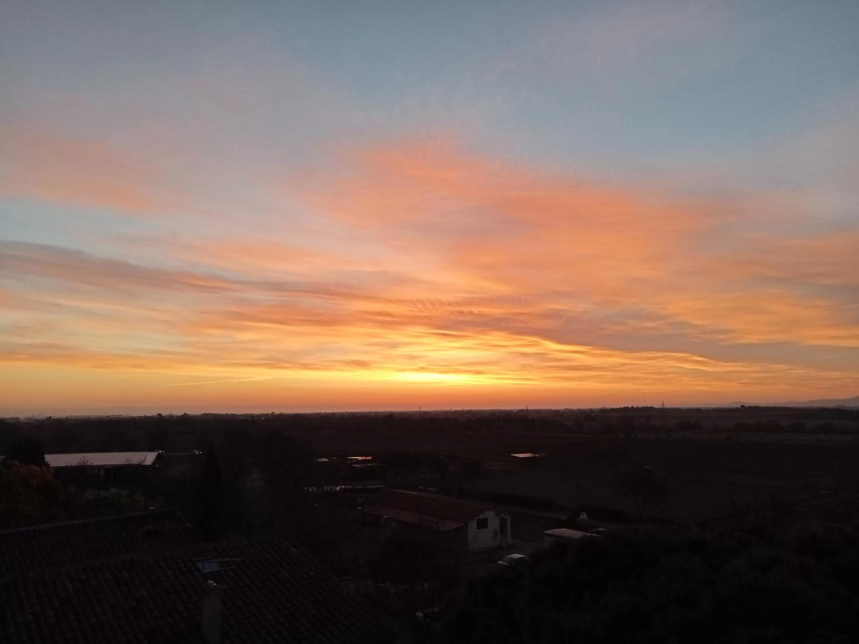 Sunrise in Mas Palegry côté jardin