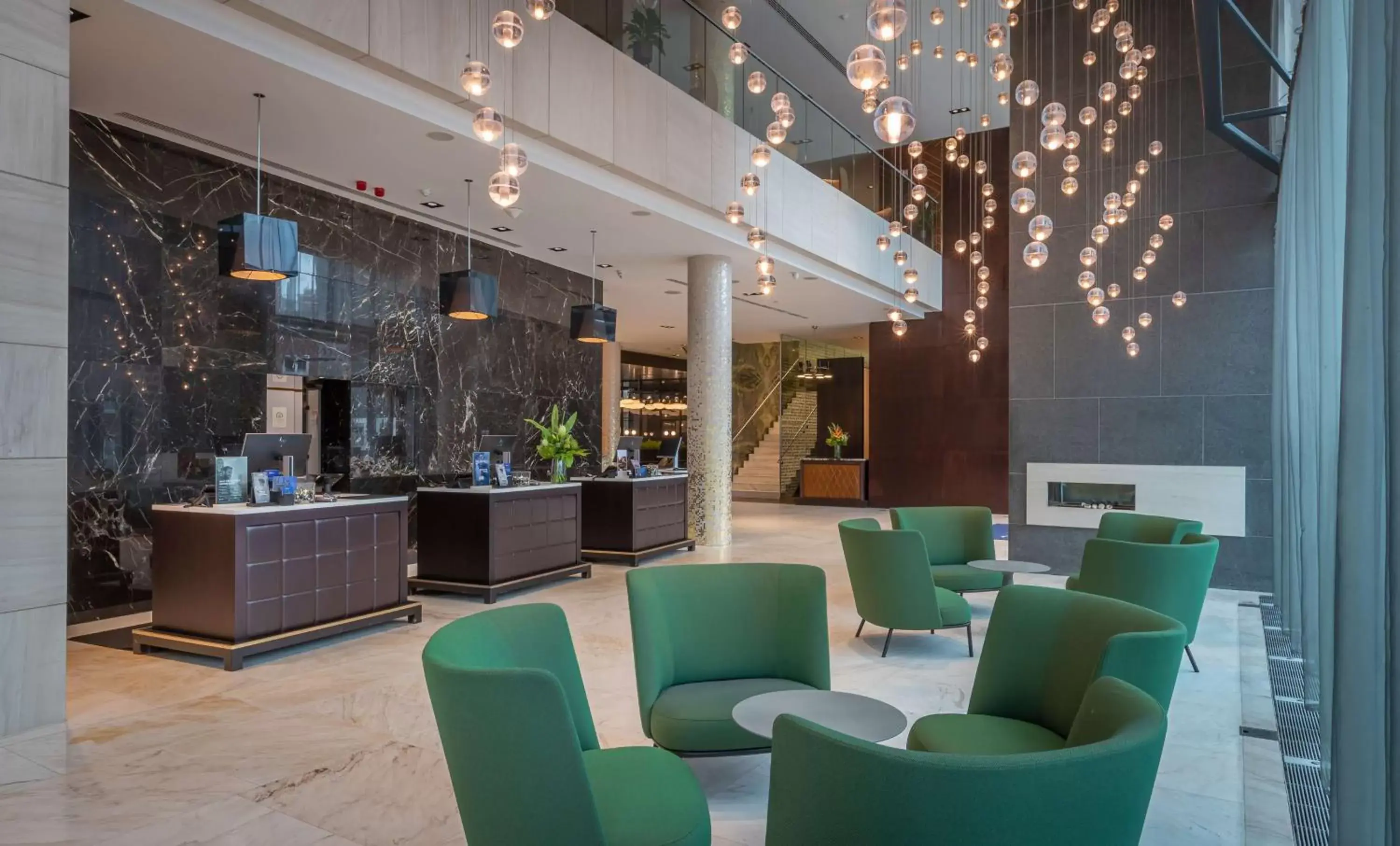 Lobby or reception, Lounge/Bar in Radisson Blu Royal Hotel Dublin