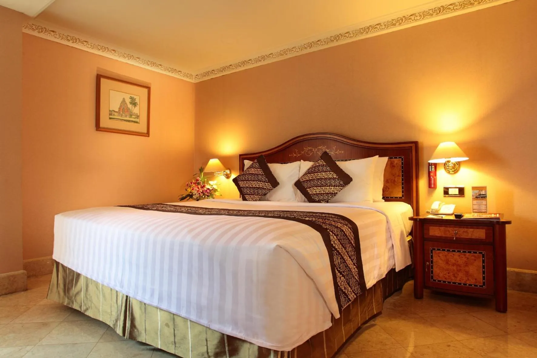 Bed in Ambhara Hotel