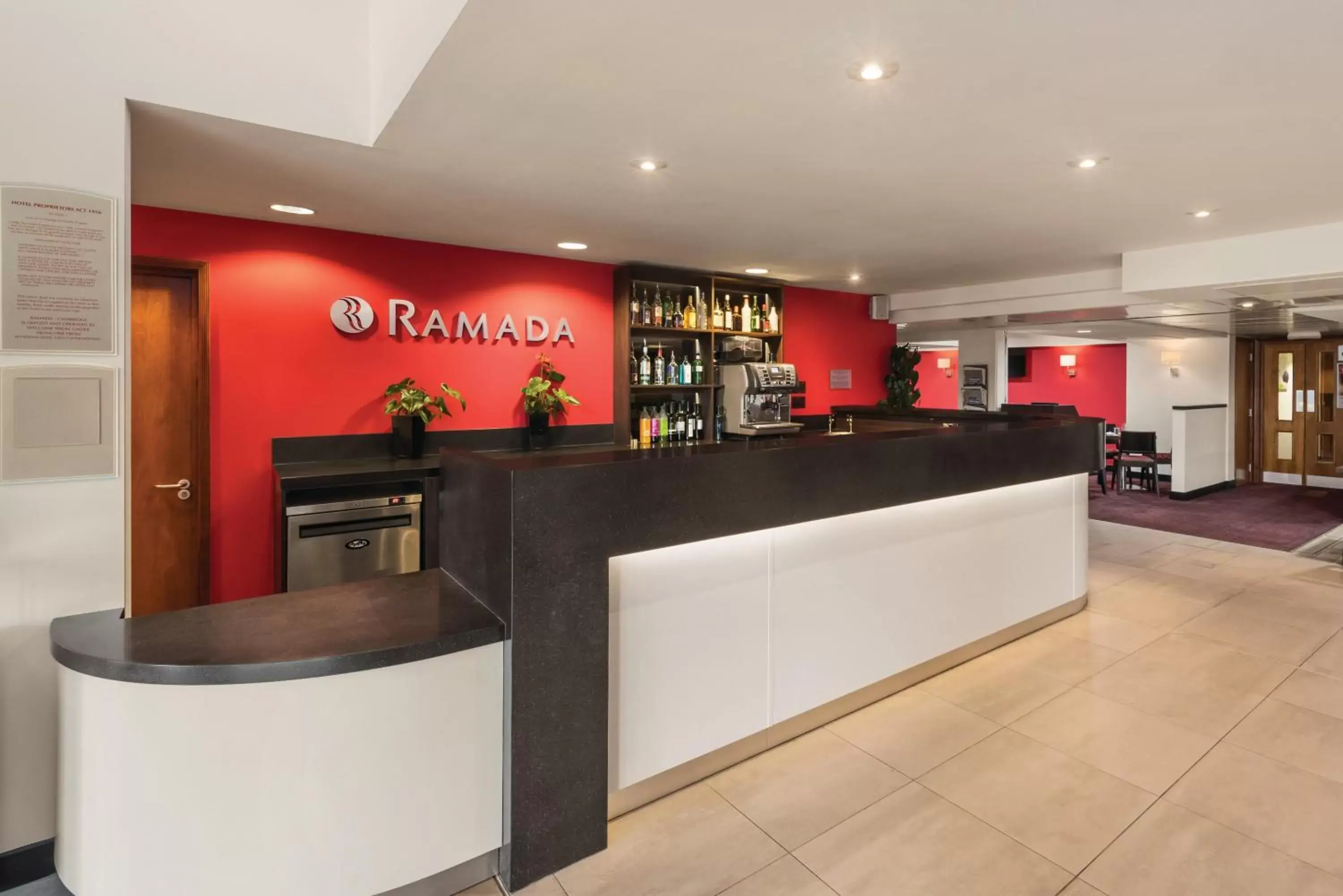 Lobby or reception in Ramada Cambridge Lobby or reception in Ramada Cambridge