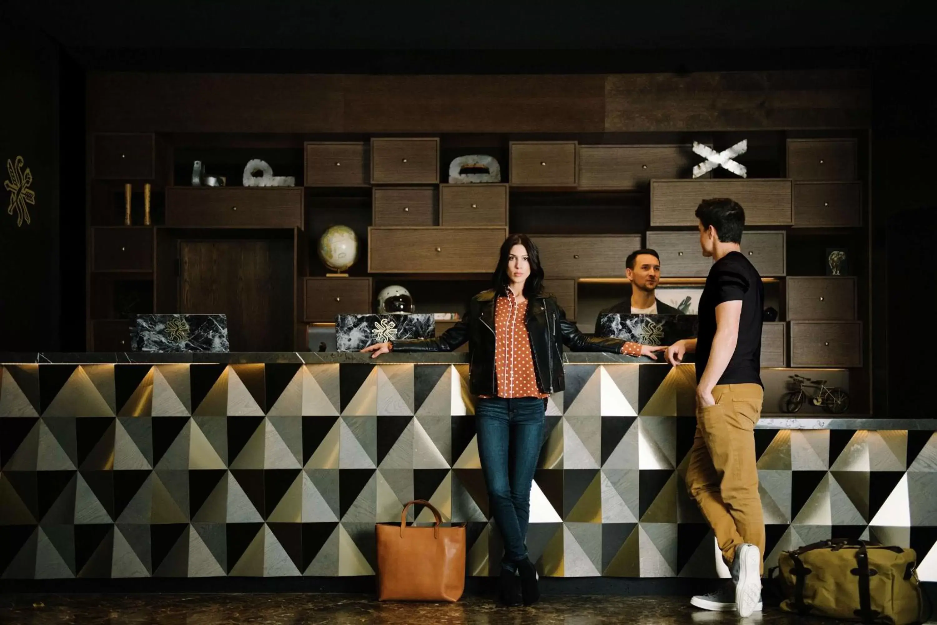 Lobby or reception in The Duniway Portland, A Hilton Hotel Lobby or reception in The Duniway Portland, A Hilton Hotel